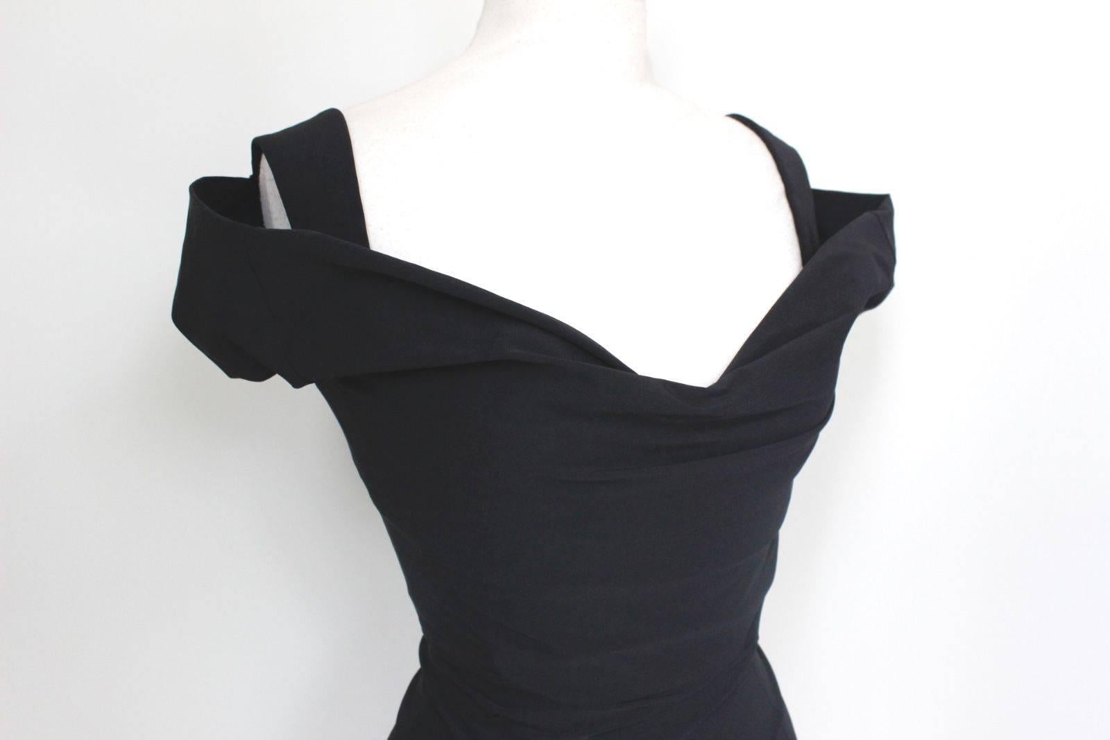 vivienne westwood black corset dress
