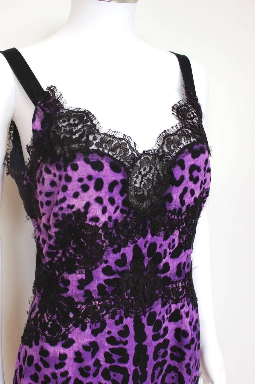 purple black lace dress