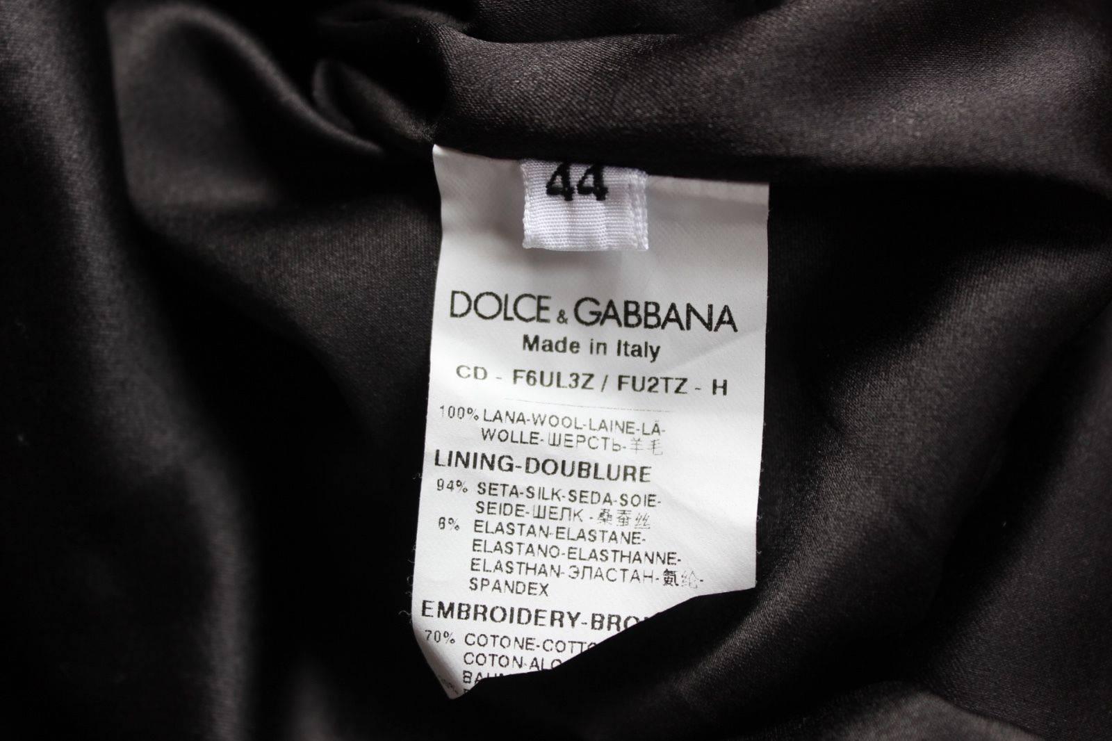DOLCE & GABBANA 2016 Daisy Shift Dress It 44 Uk 12   2