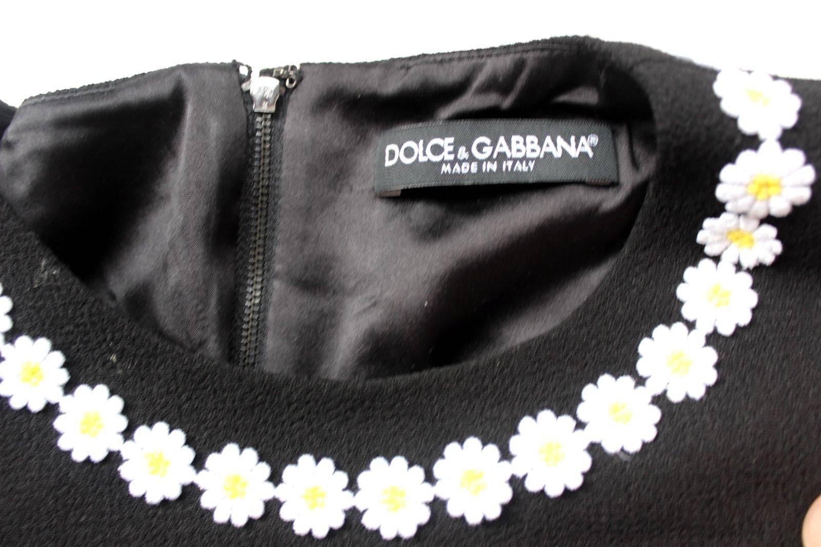 Women's DOLCE & GABBANA 2016 Daisy Shift Dress It 44 Uk 12  