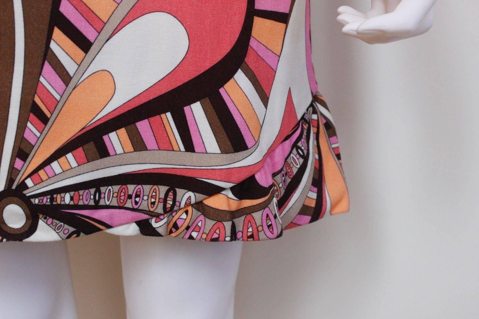 Emilio Pucci Pink Print Resort 2015 Dress 40 uk 8   1