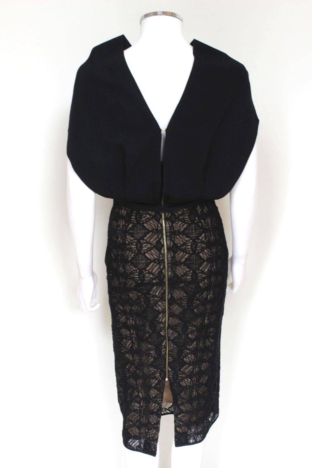 £1550 Roland Mouret Avalon Lace 3 Way Dress UK 10   In Good Condition For Sale In London, GB