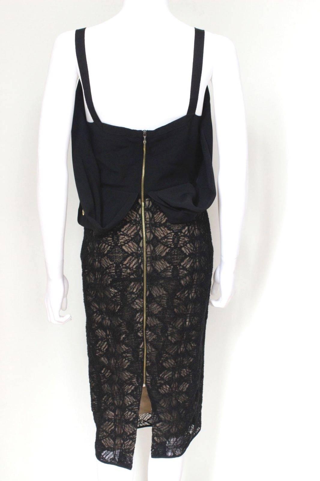 Women's £1550 Roland Mouret Avalon Lace 3 Way Dress UK 10   For Sale