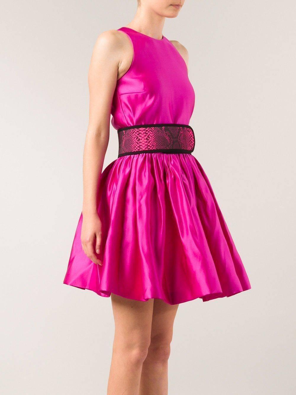 £2895 CHRISTOPHER KANE Sleeveless Pink Pleated Dress uk 8   For Sale 2