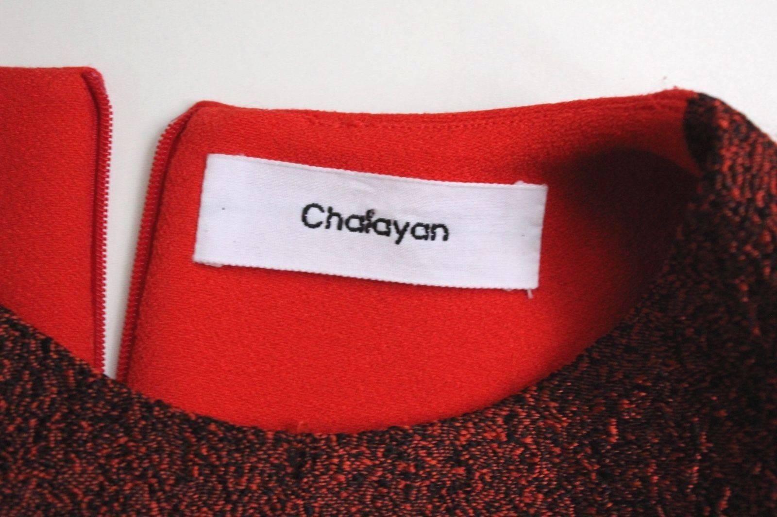 Hussein Chalayan A/W 2012 Ready-To-Wear Catwalk Red Dress I 38 uk 6   For Sale 2