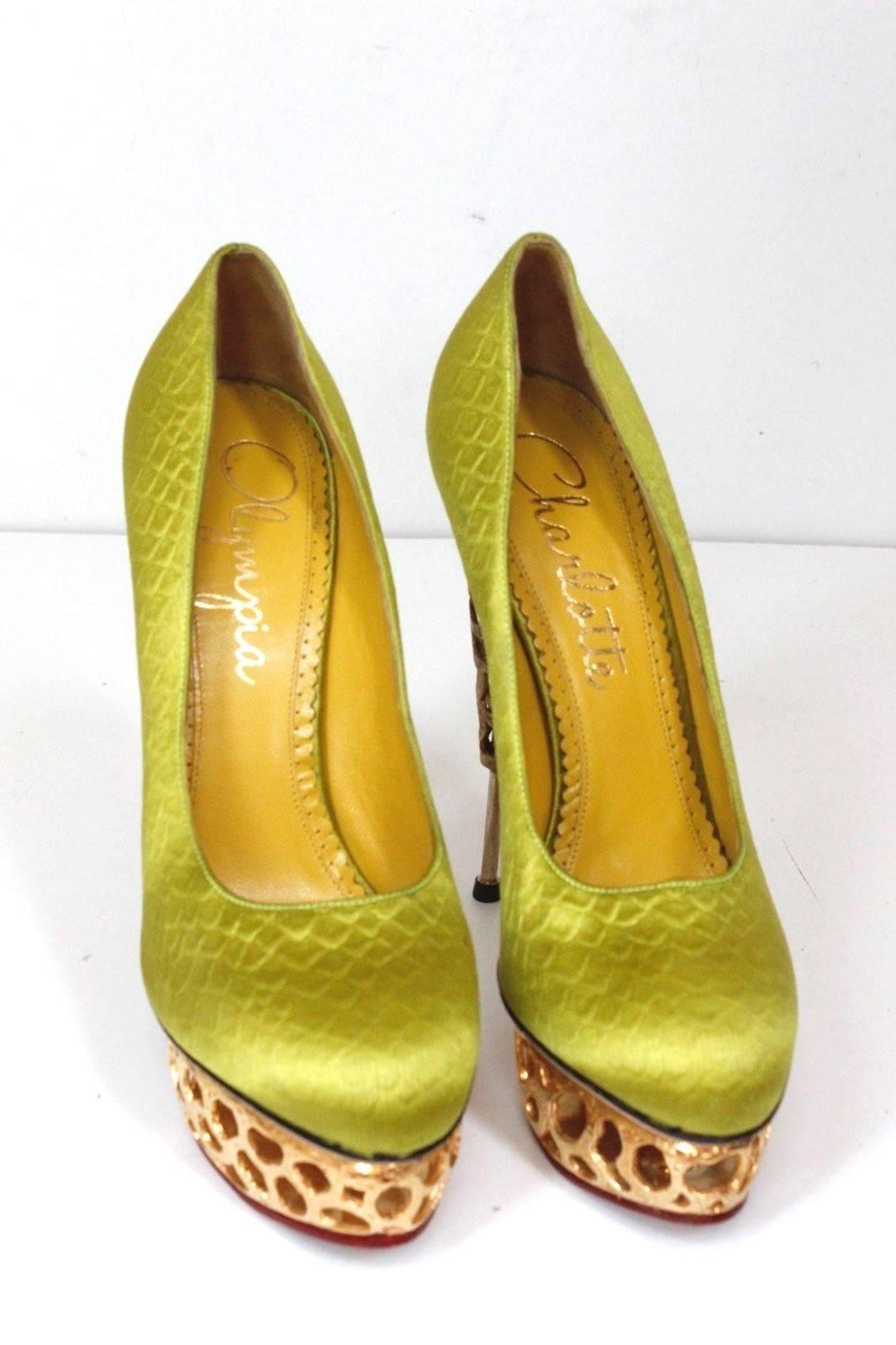 chartreuse pumps