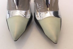 BALENCIAGA FW2008 Nicolas Ghesquière Silver Grey Ankle Boots 40 uk 7