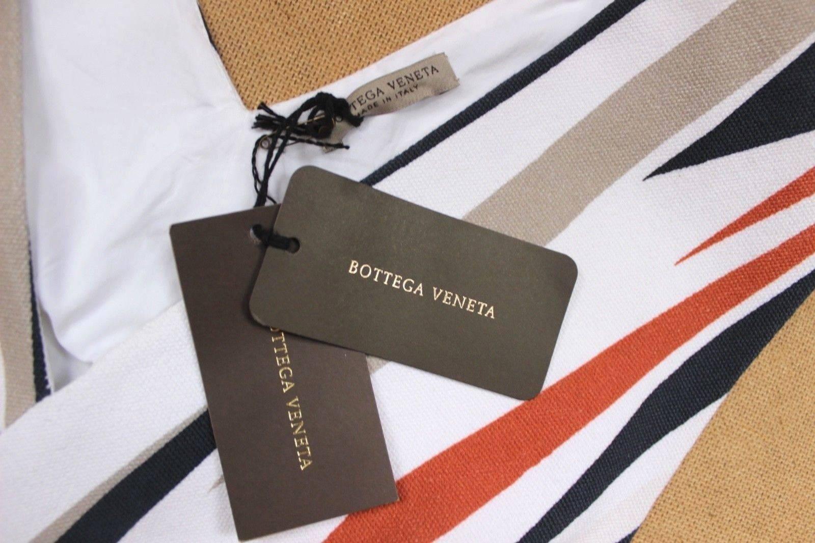Women's New Bottega Veneta Cotton striped Dress 42 uk 10   For Sale