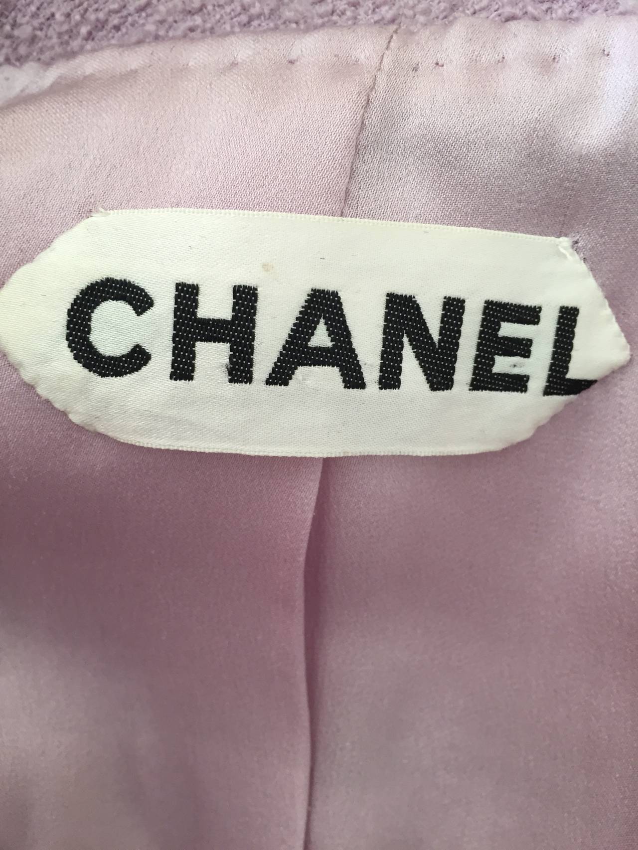 Chanel Numbered Haute Couture Boucle Dress & Jacket by Karl Lagerfeld 4