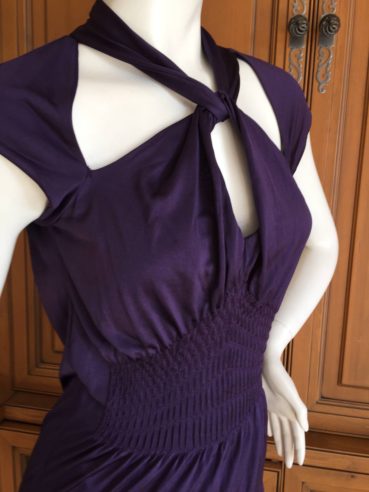 Gucci by Tom Ford Sexy Purple Jersey Backless Dress at 1stDibs | sexy ...