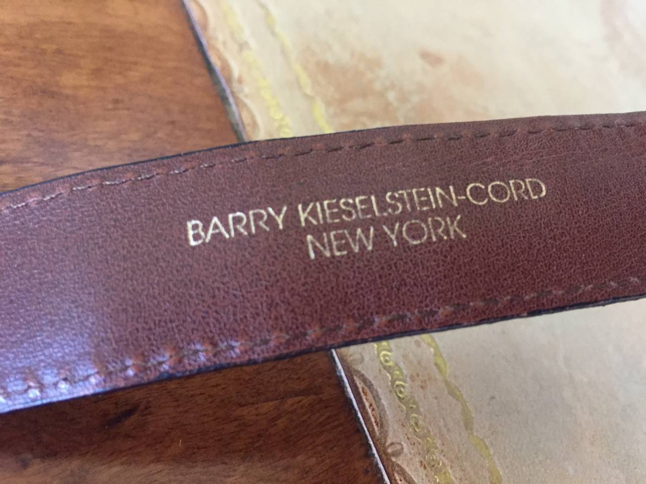 Barry Kieselstein-Cord Alligator Belt 