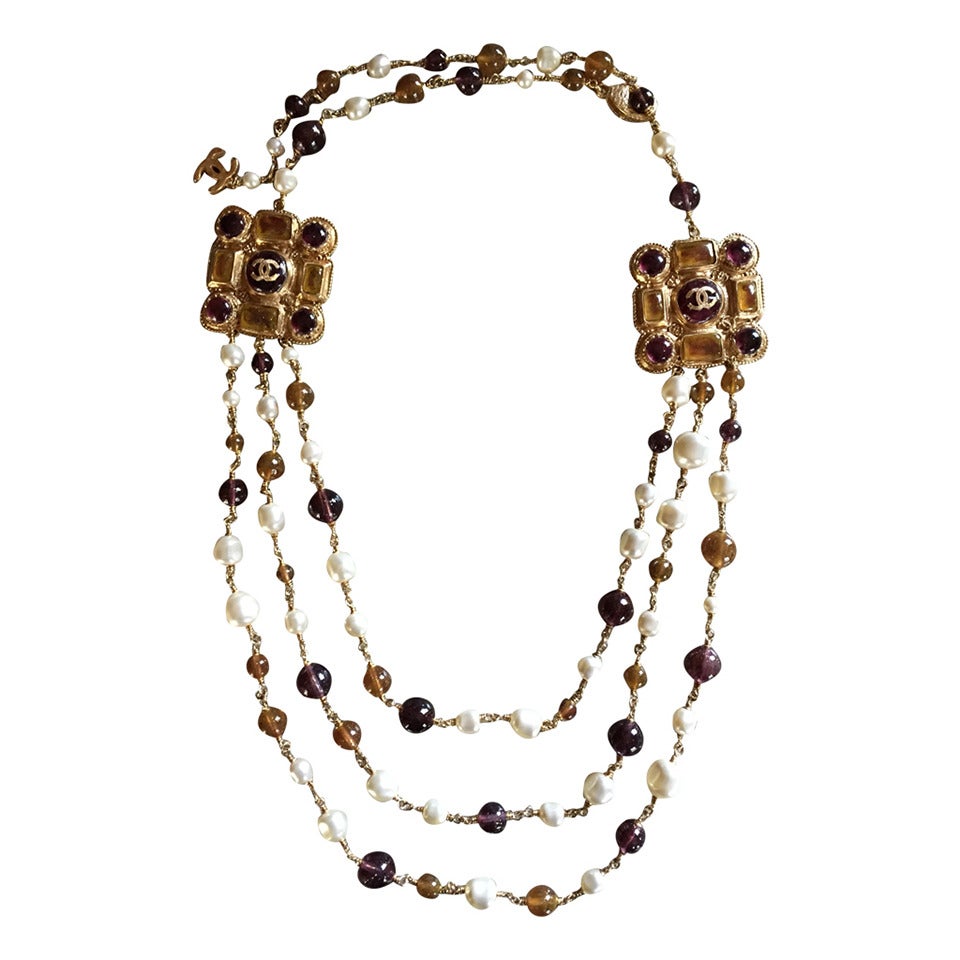 Chanel Métier d'Arts Paris-Byzance Collection Necklace
