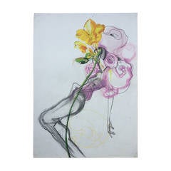 John Galliano Original 1990's Fashion Illustration