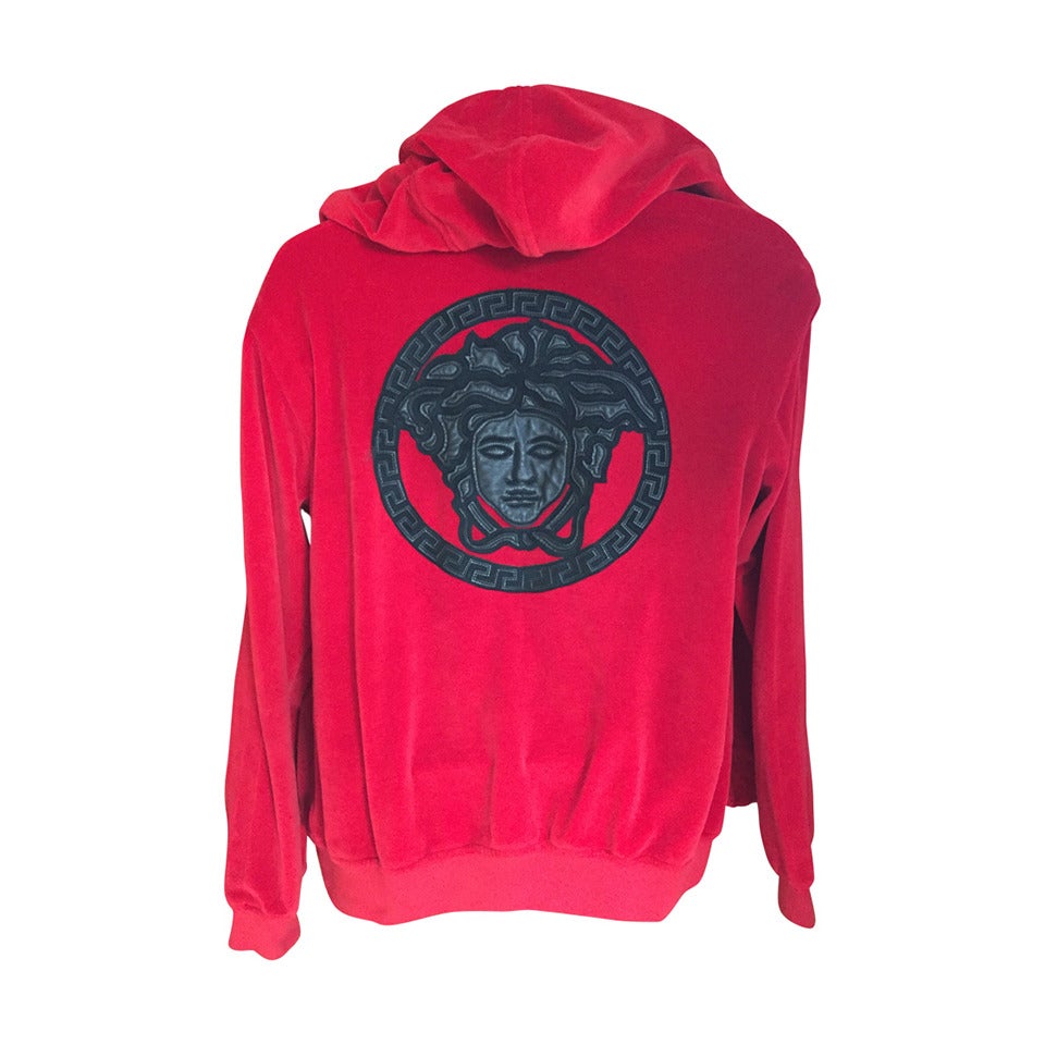 Versace Velour - 5 For Sale on 1stDibs | versace velour hoodie, versace  velour jumper