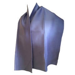 Chado purple double faced cashmere scarf/ shawl from Ralph Rucci