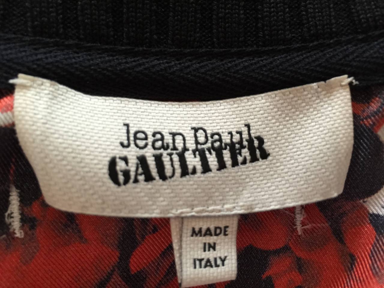 Jean Paul Gaultier Punk Union Jack Silk Zipper Tunic Top 2014 4