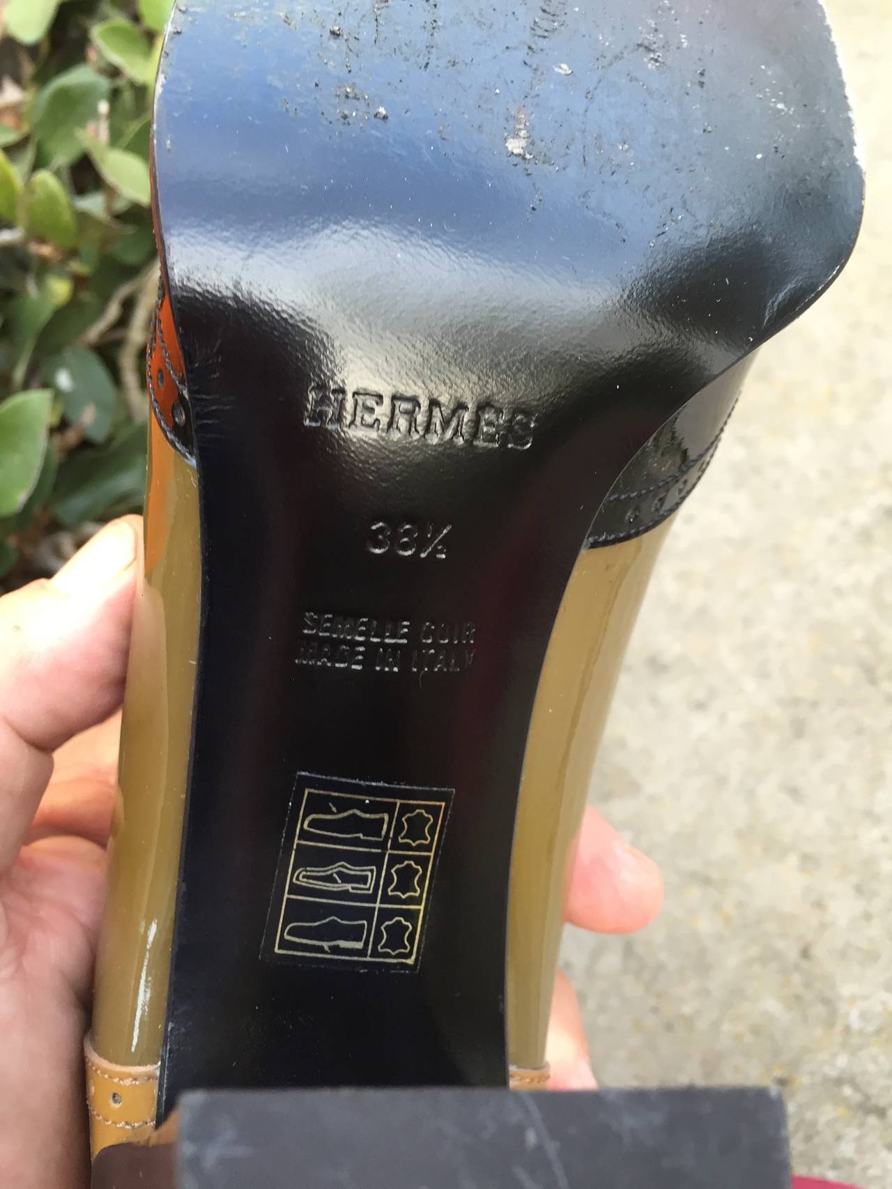 Hermes Patent Leather Pumps 2