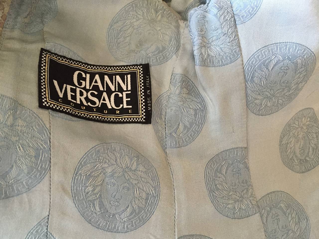 Gianni Versace Couture VIntage Python Coat 1990 2