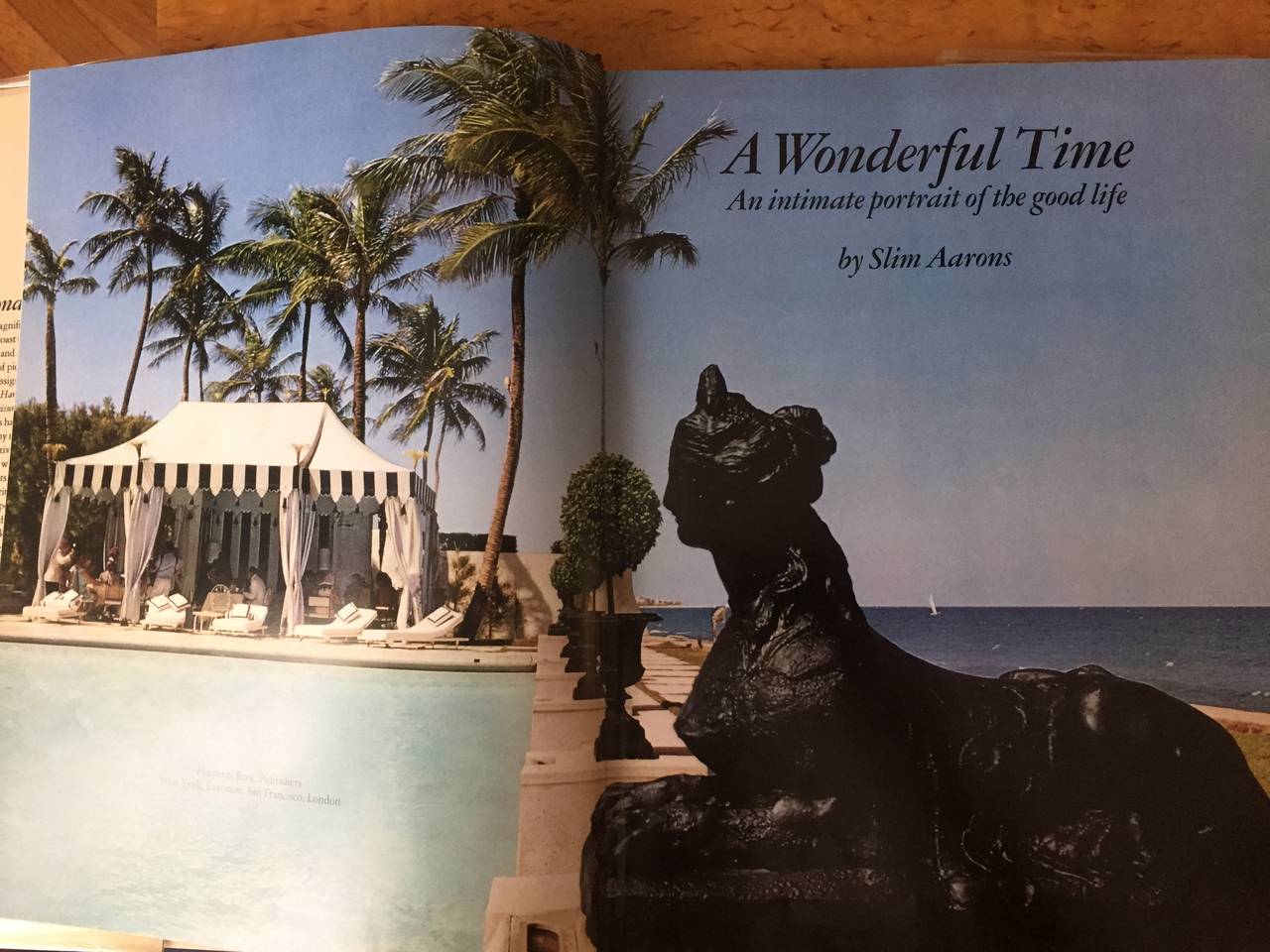 A Wonderful Time 
1st Edition Book by Slim Aarons