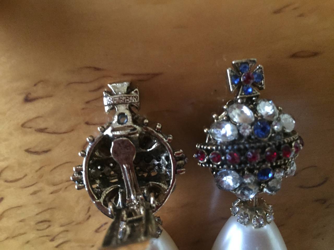 R. Serbin Royal Orb Earring 1984 In Excellent Condition For Sale In Cloverdale, CA