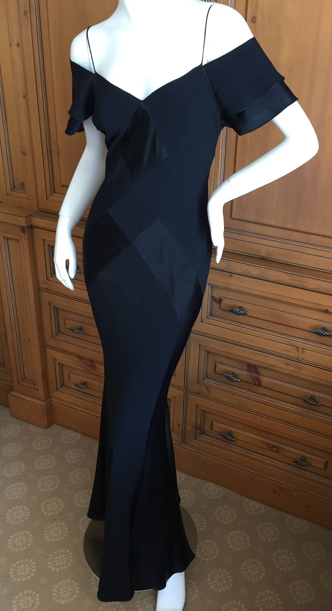 John Galliano 1995 Bias Cut Diamond Pattern Dress In Excellent Condition In Cloverdale, CA
