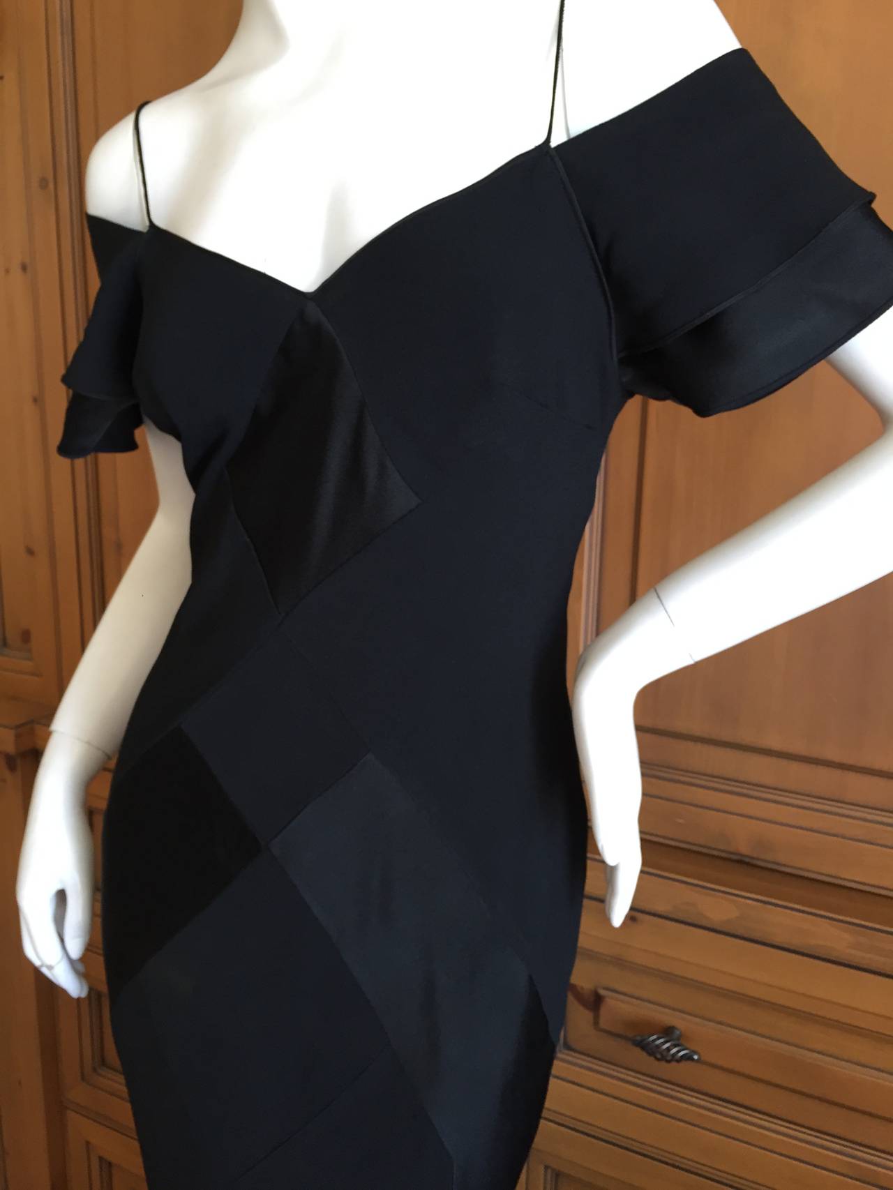 John Galliano 1995 Bias Cut Diamond Pattern Dress 2