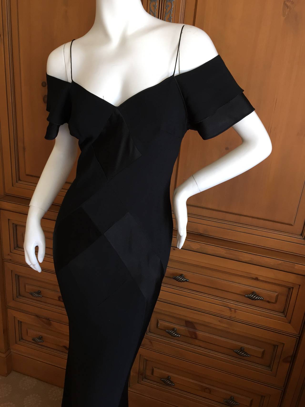 John Galliano 1995 Bias Cut Diamond Pattern Dress 3