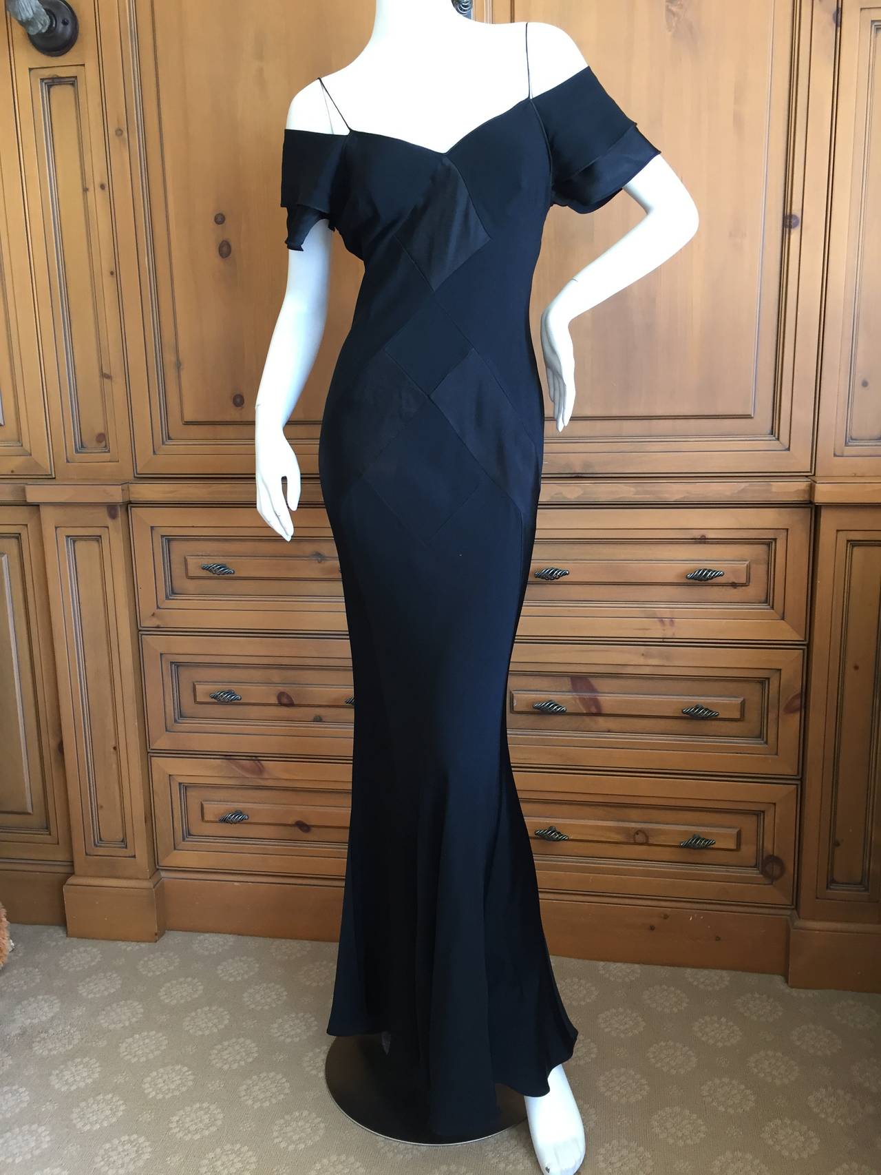 John Galliano 1995 Bias Cut Diamond Pattern Dress 4