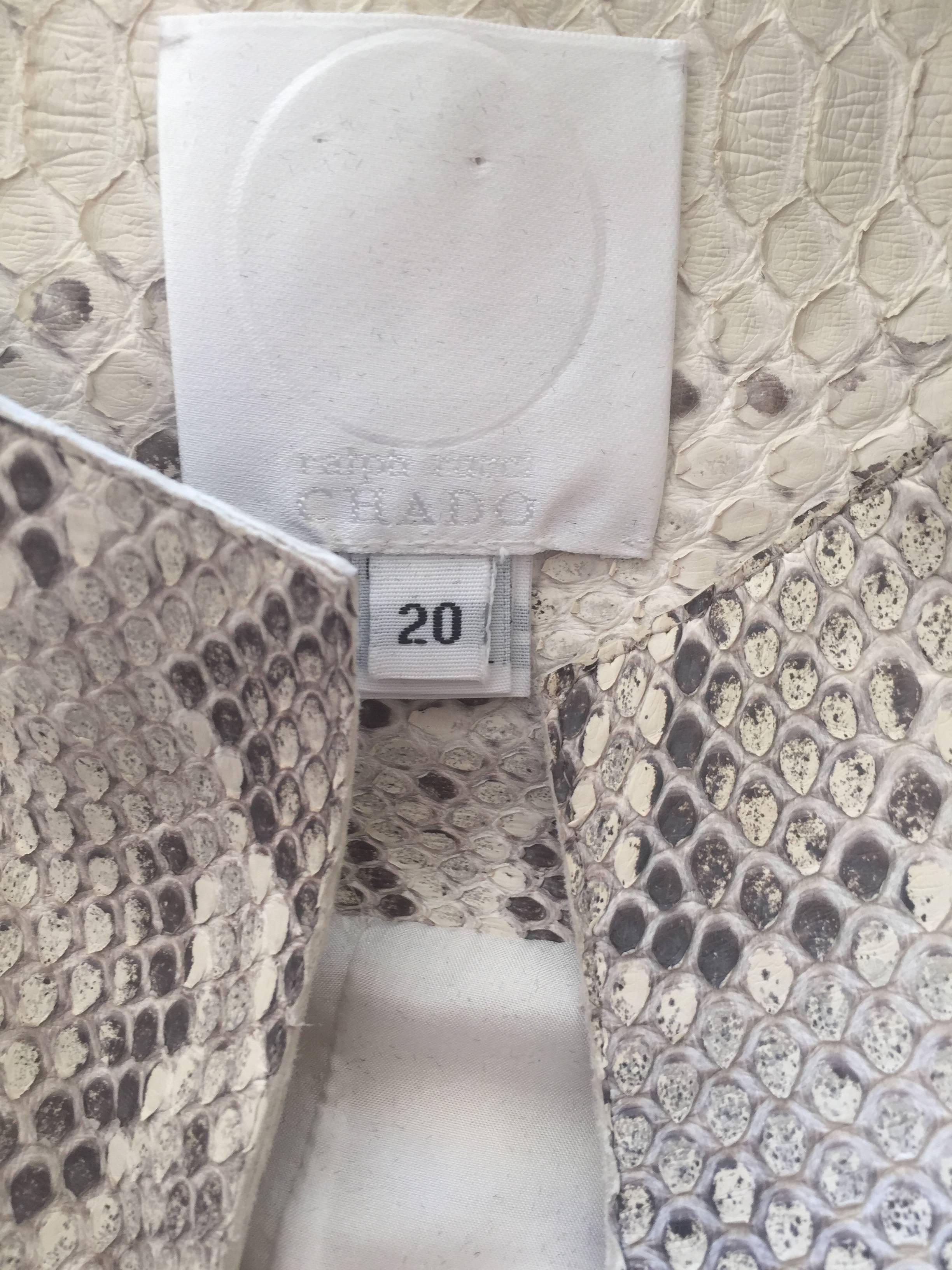 Ralph Rucci Sublime Python Coat 2