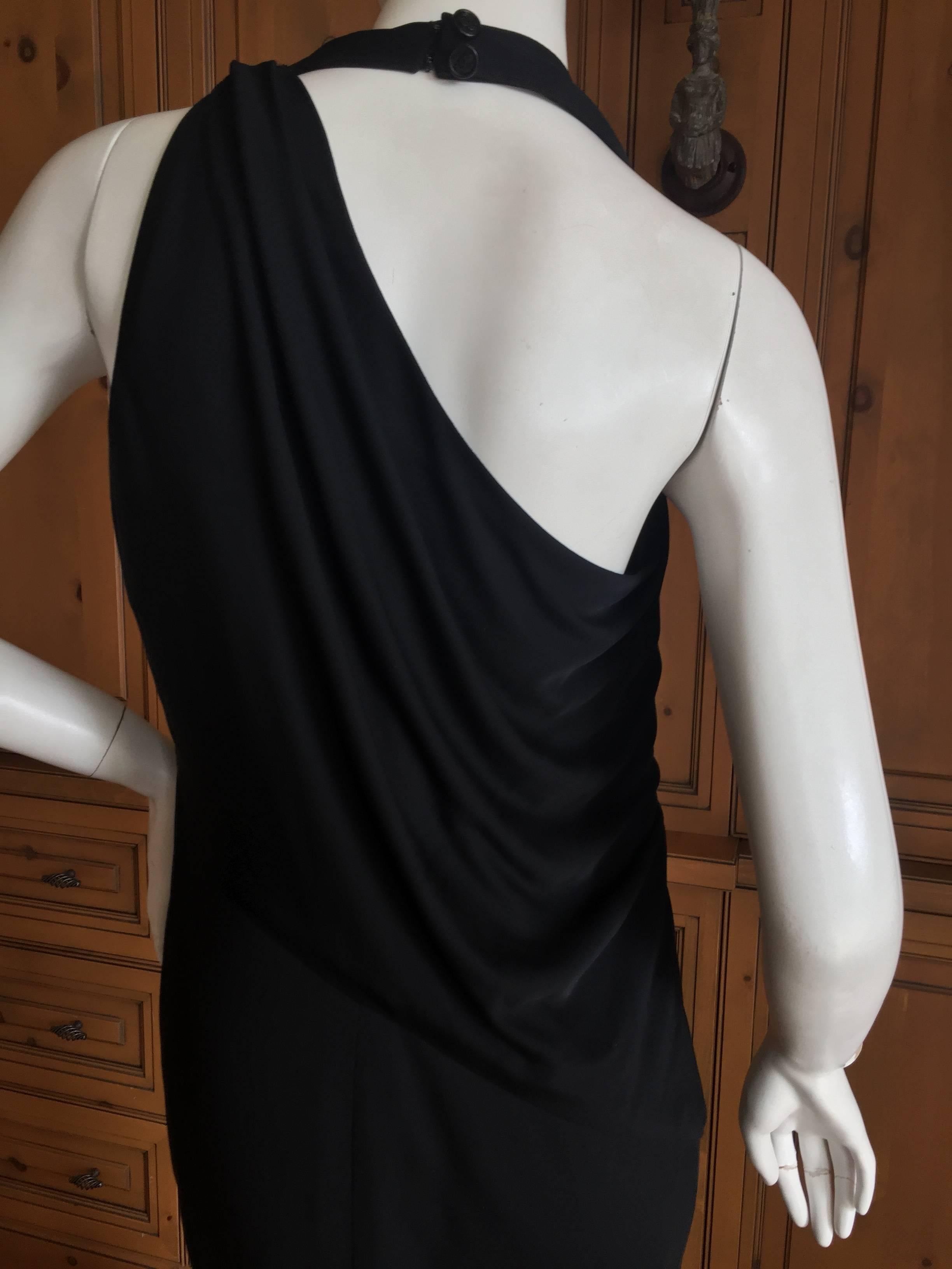Chanel Vintage Black Evening Dress In Excellent Condition For Sale In Cloverdale, CA
