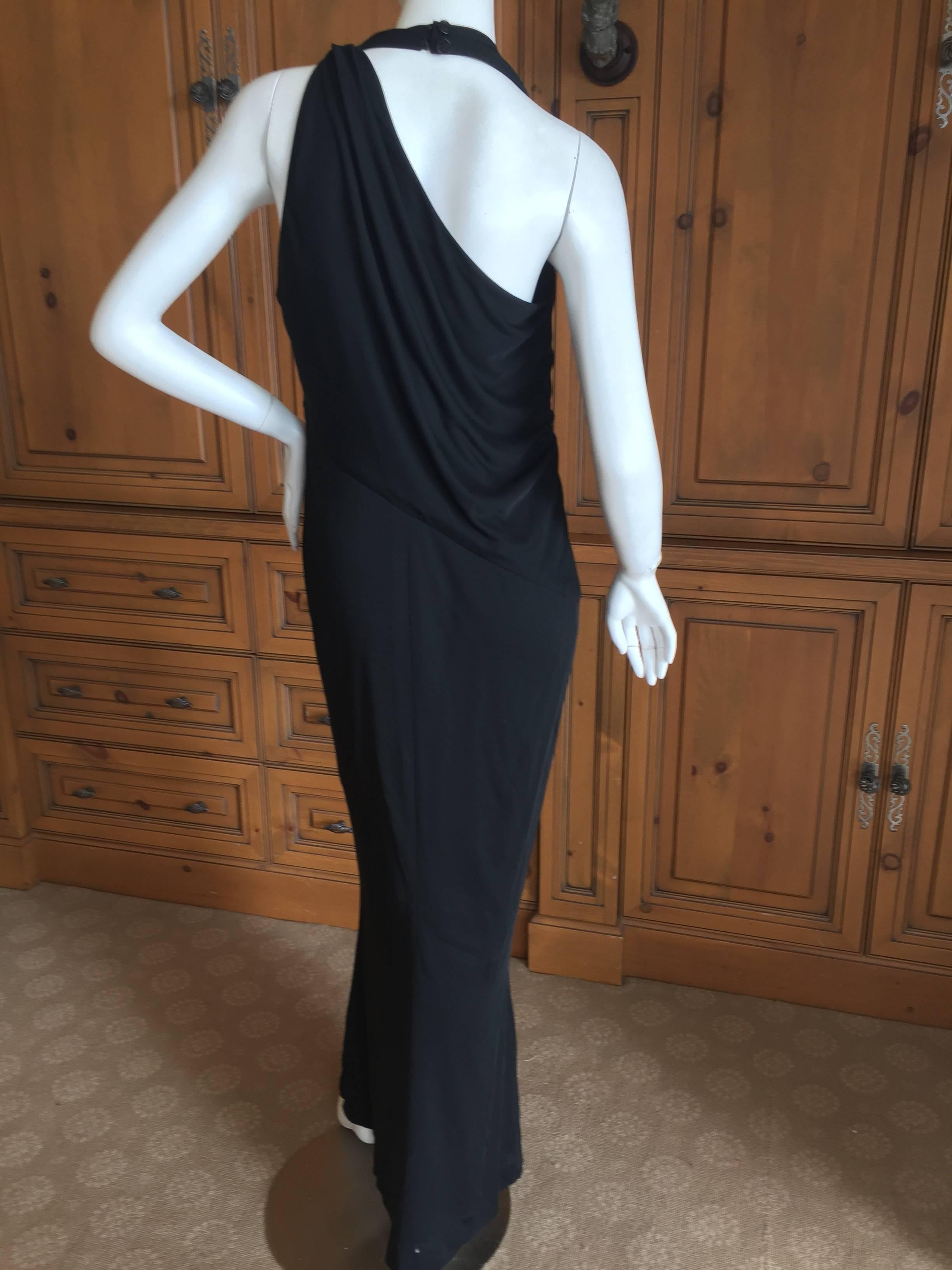 Chanel Vintage Black Evening Dress For Sale 3