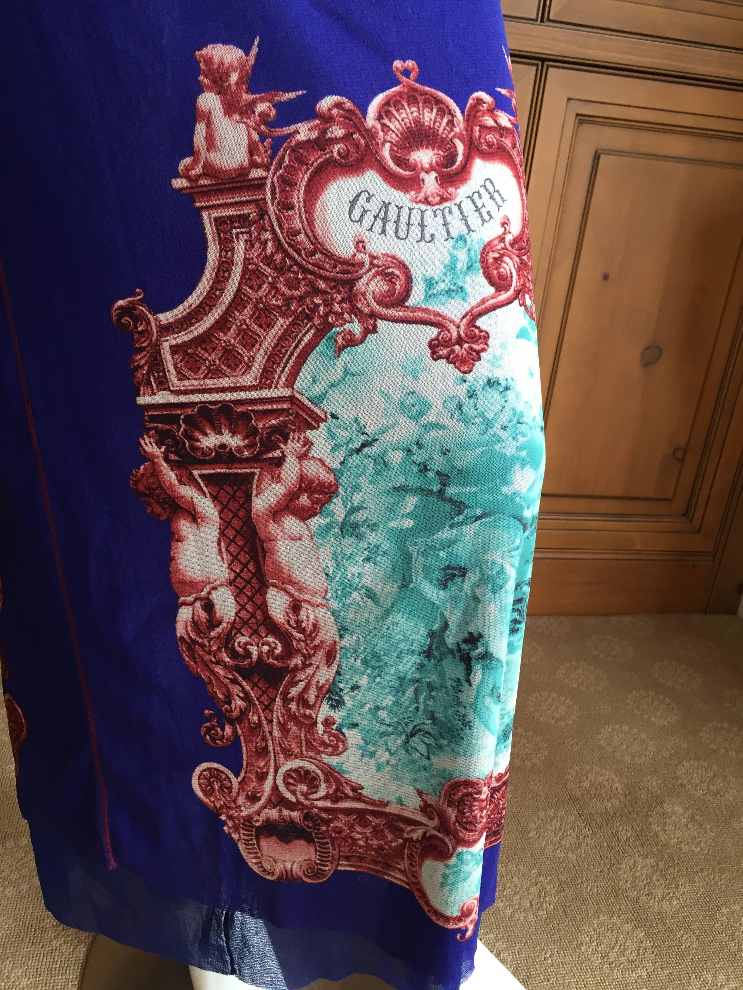 Jean Paul Gaultier Soleil Sleeveless Long Dress For Sale 4