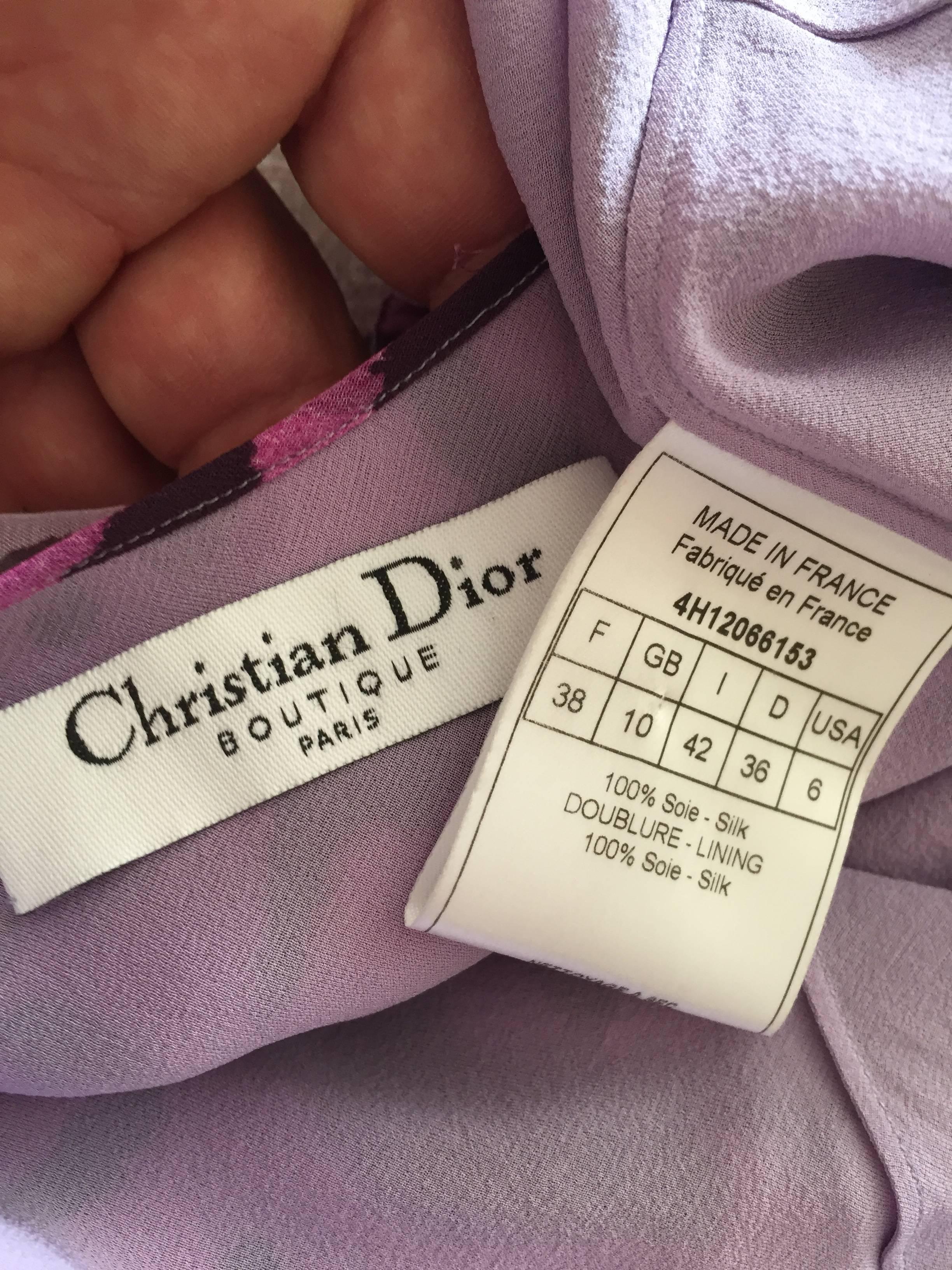 Christian Dior by John Galliano Bias Cut Leopard Dress For Sale 1