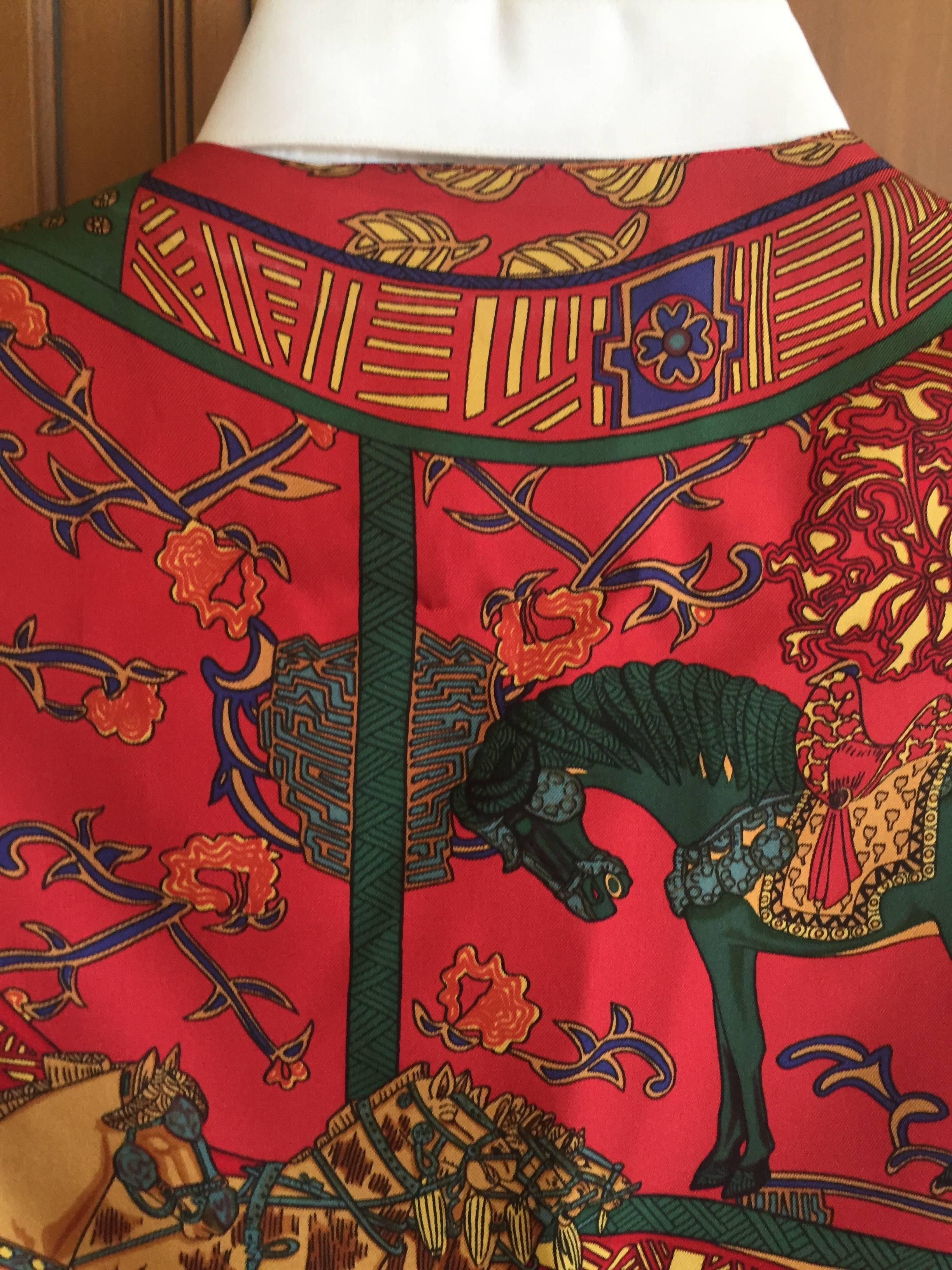 Hermes Gentleman's Vintage Silk Vest 