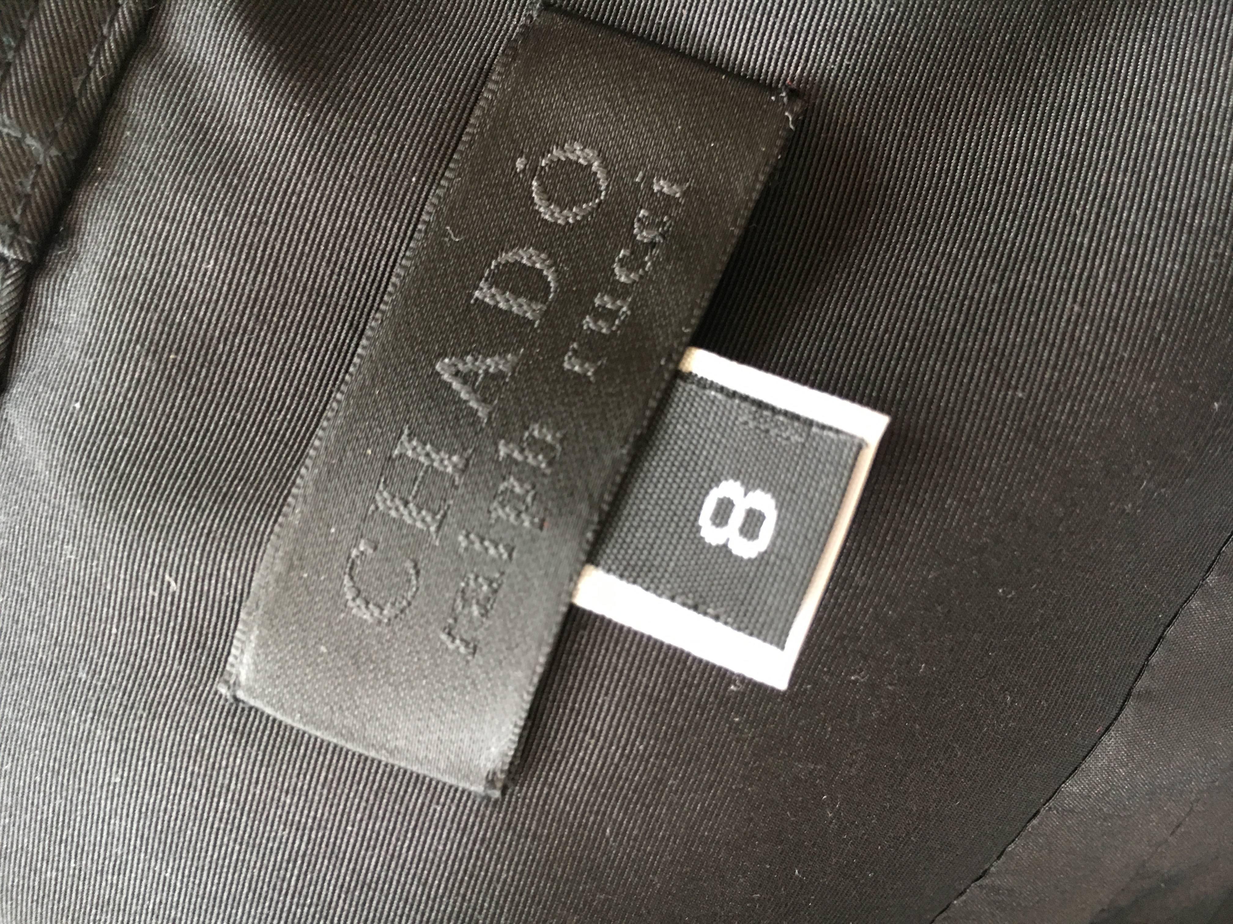 Chado Ralph Rucci Sculptural Taffeta Belted Cape Coat at 1stDibs