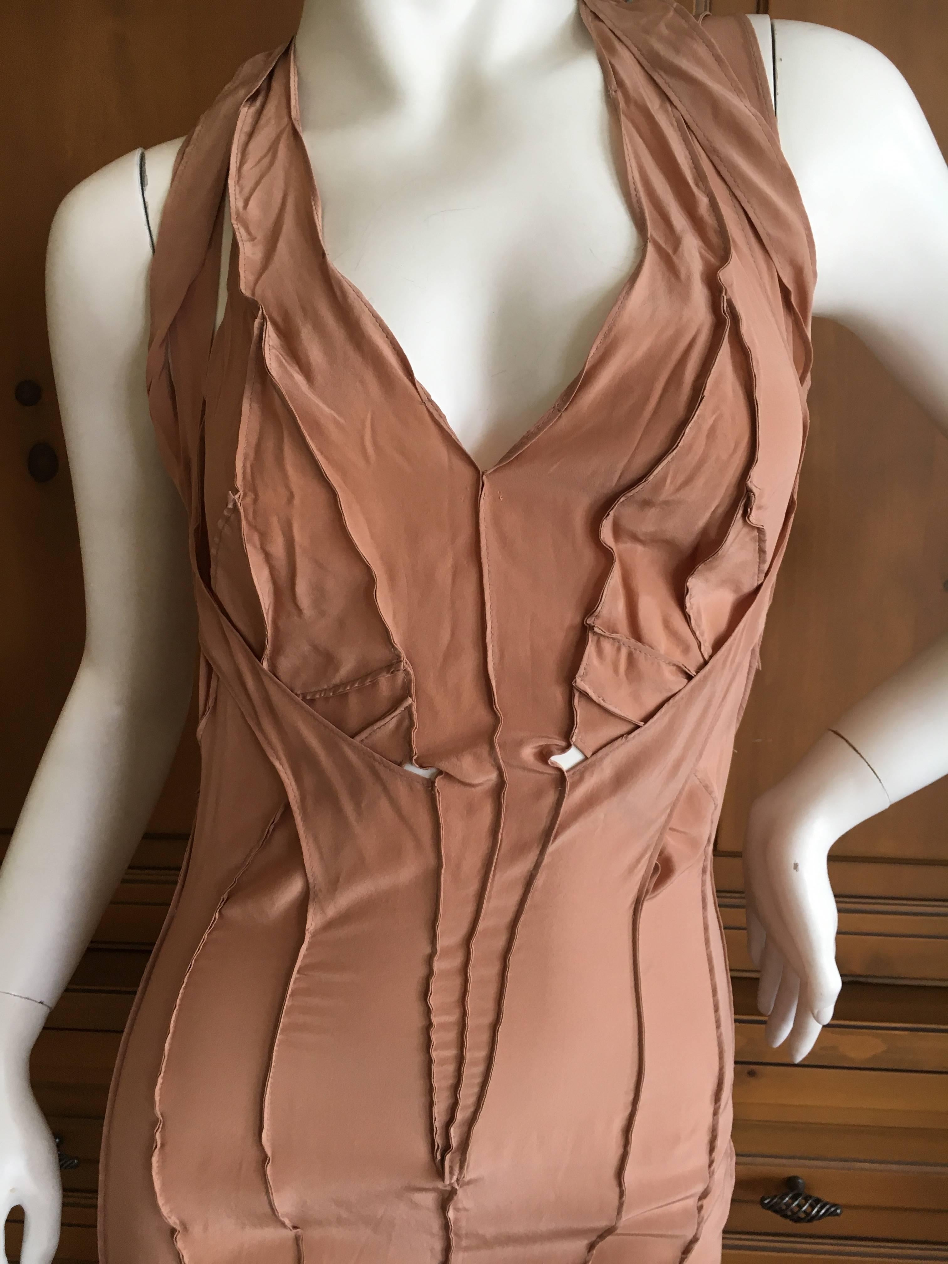 Yves Saint Laurent by Tom Ford 2002 Silk Dress 
Size 36
Bust 36