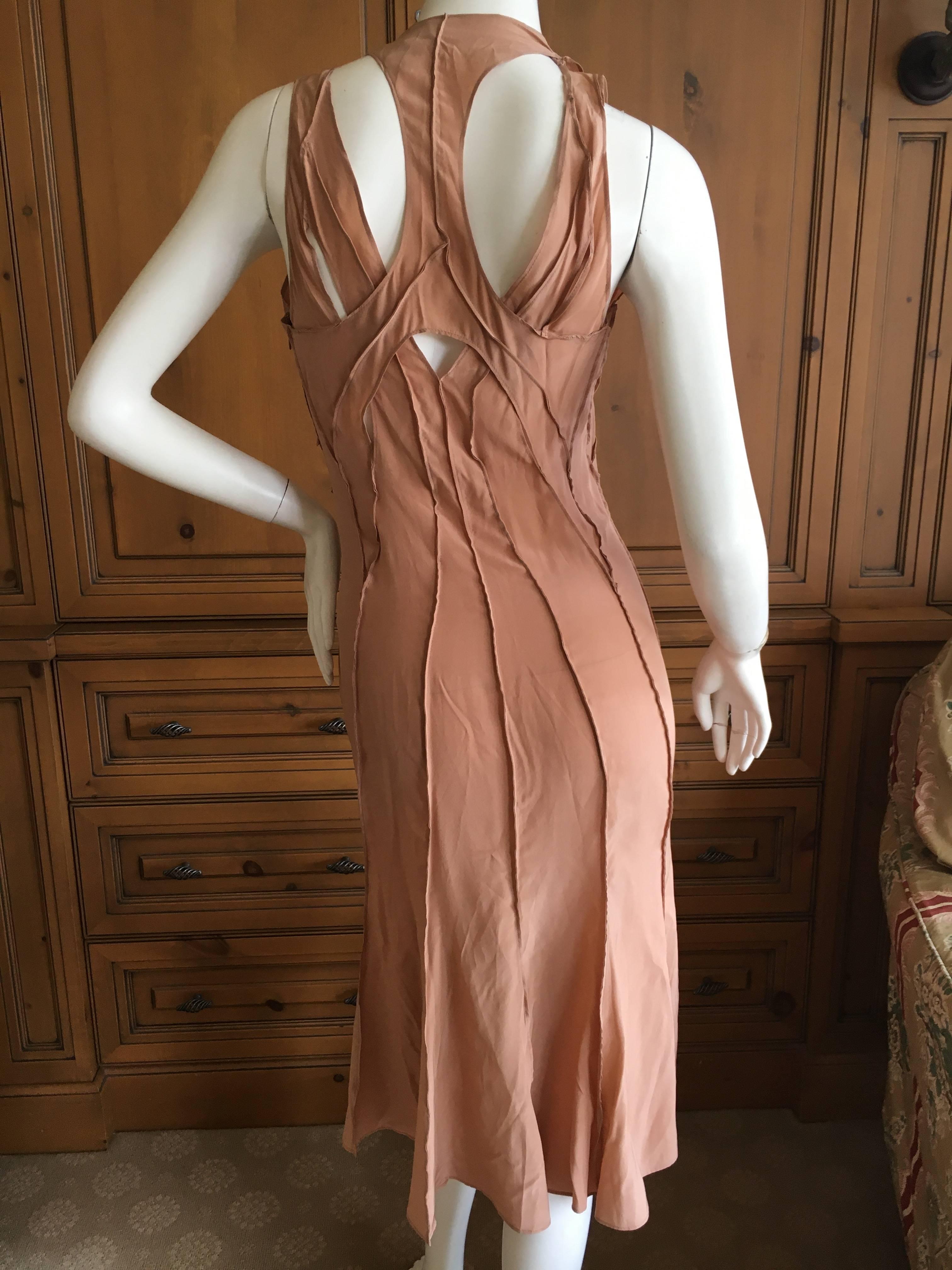 Yves Saint Laurent by Tom Ford 2002 Silk Dress Size 36 For Sale 3