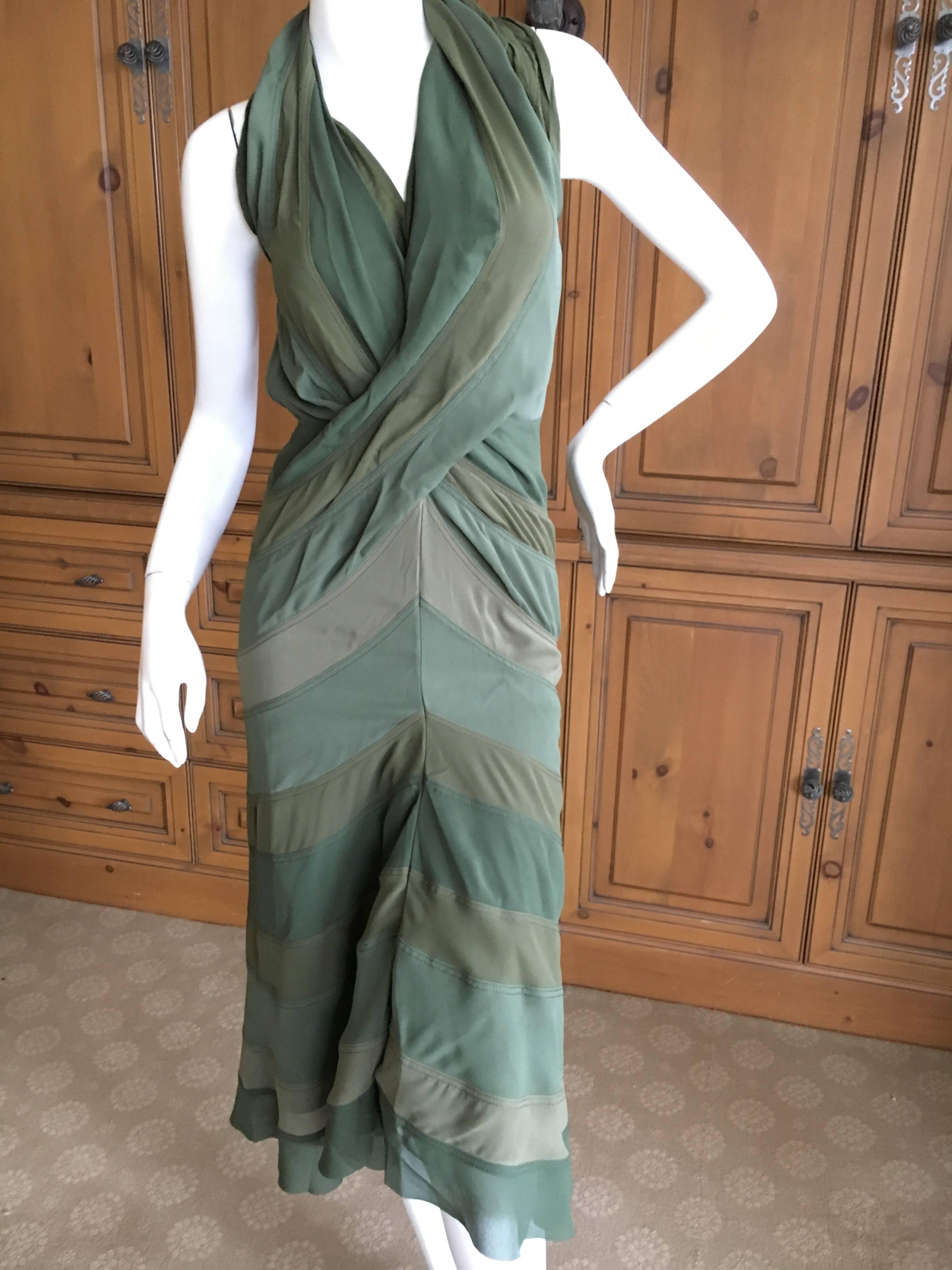 Women's Comme des Garcons Junya Watanabe Gradient Green Dress Size XS