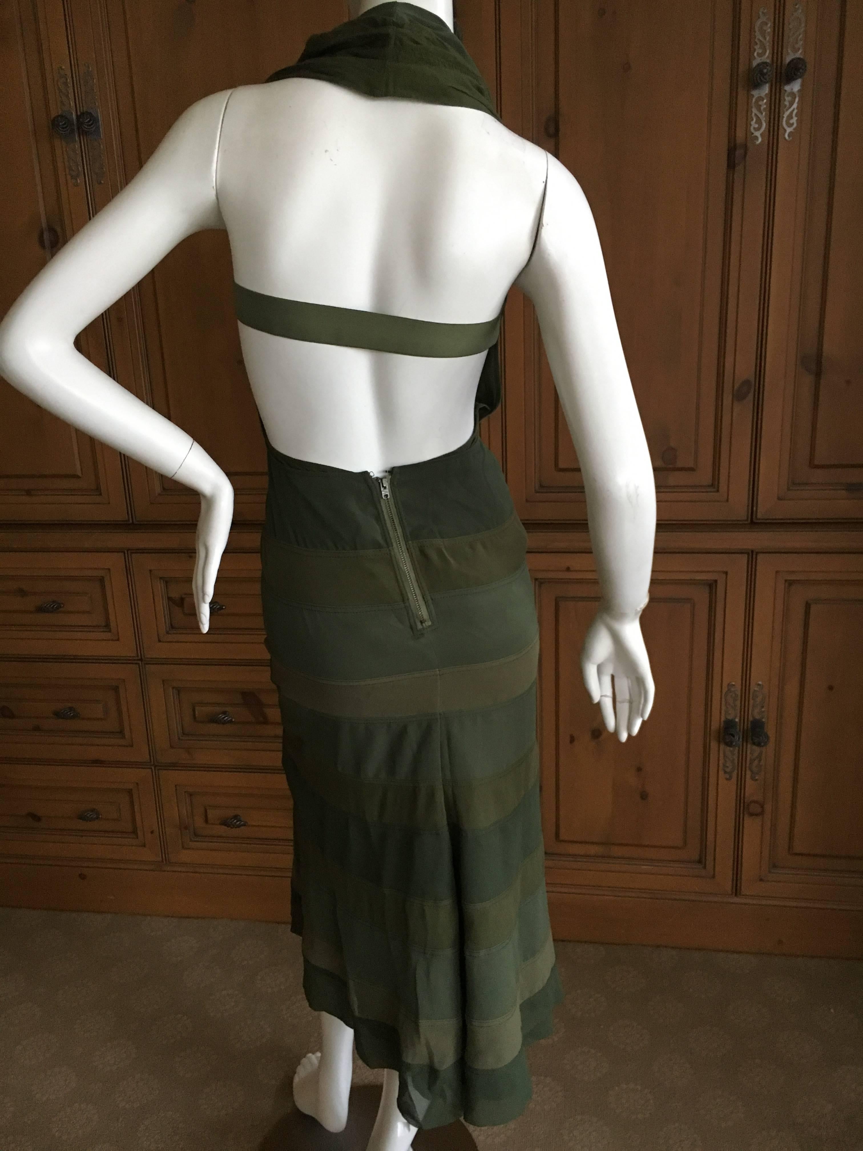 Comme des Garcons Junya Watanabe Gradient Green Dress Size XS 1