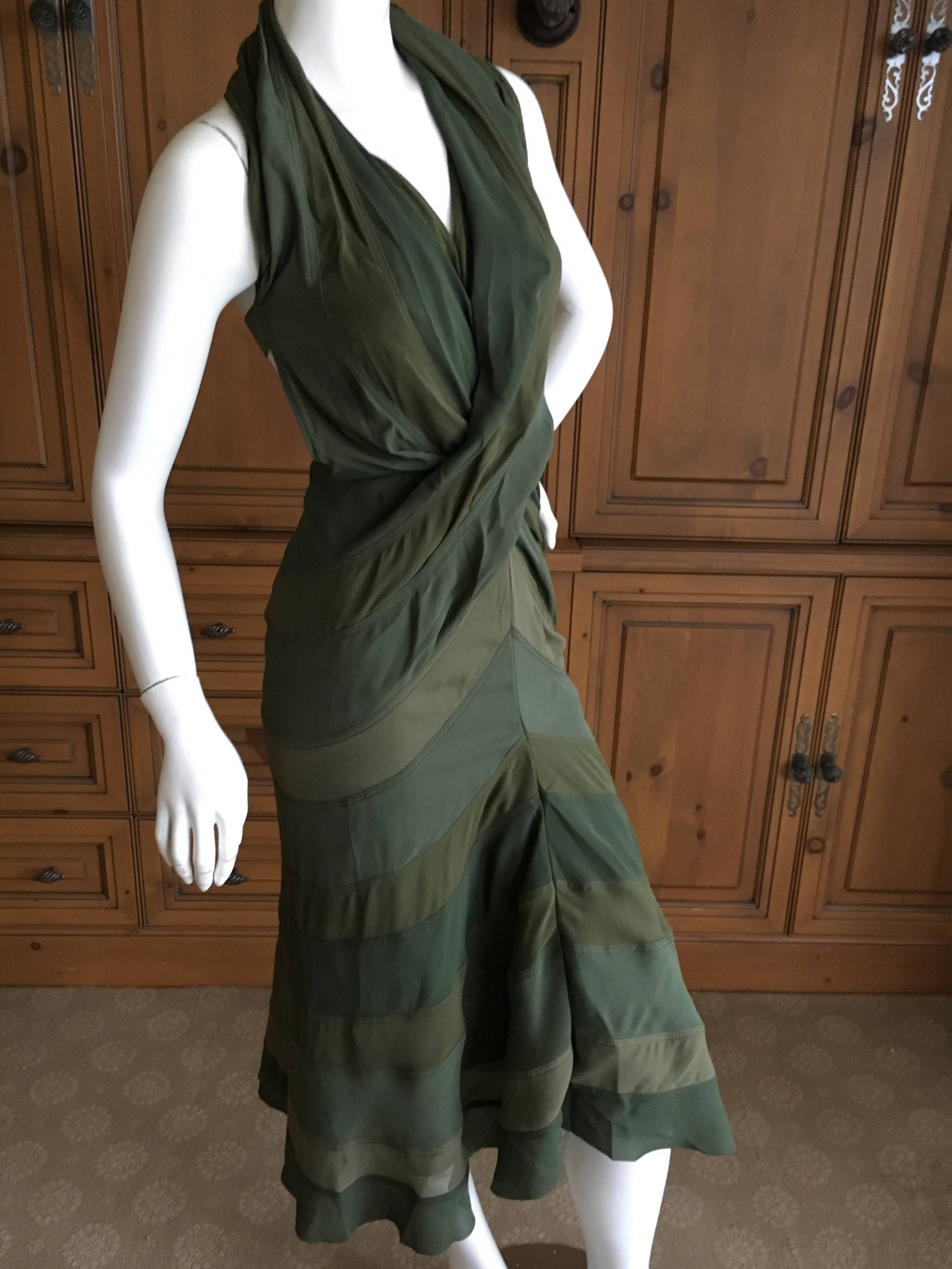 Comme des Garcons Junya Watanabe Gradient Green Dress Size XS 2