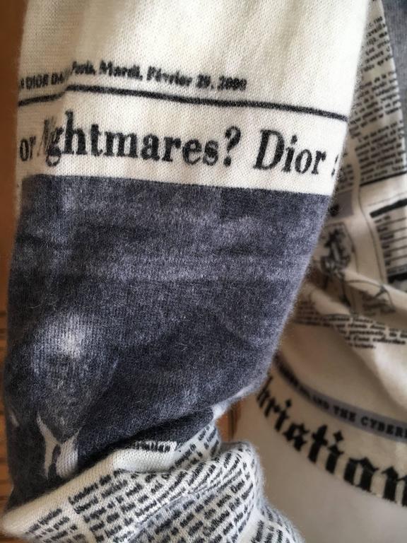 dior newspaper jeans