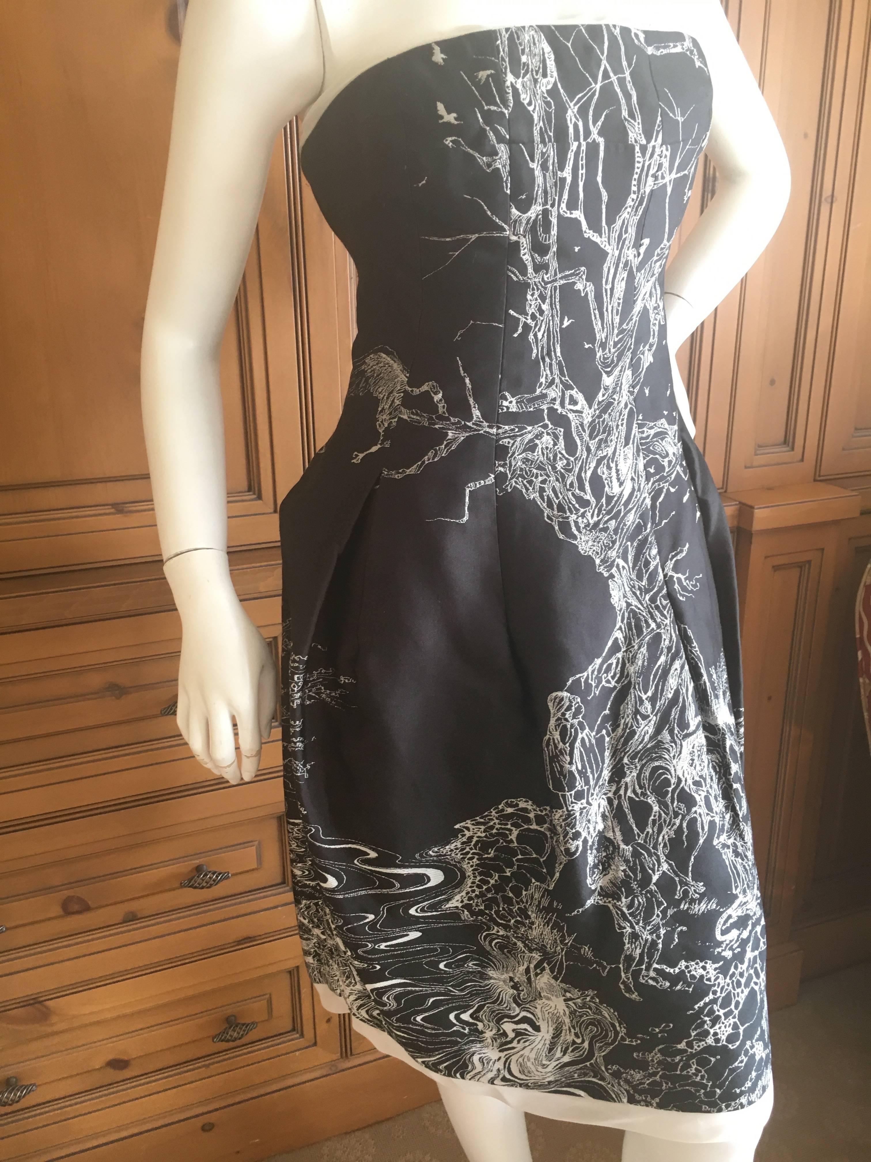 Alexander McQueen Girl Who Lived In a Tree Dress New Fall 2008 For Sale 1