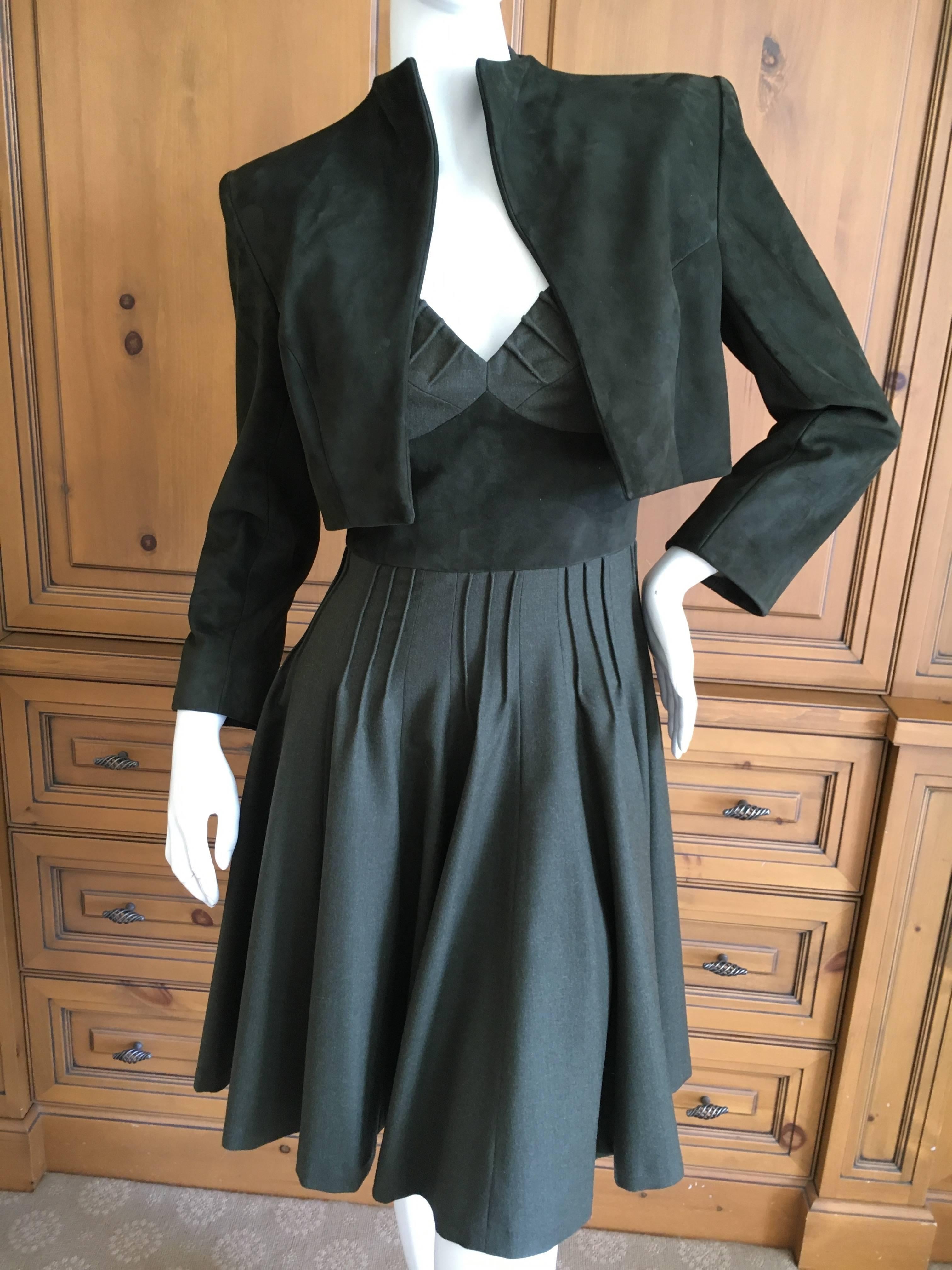 Rubin Singer Tyrollean Inspired Dress and Jacket For Sale 2