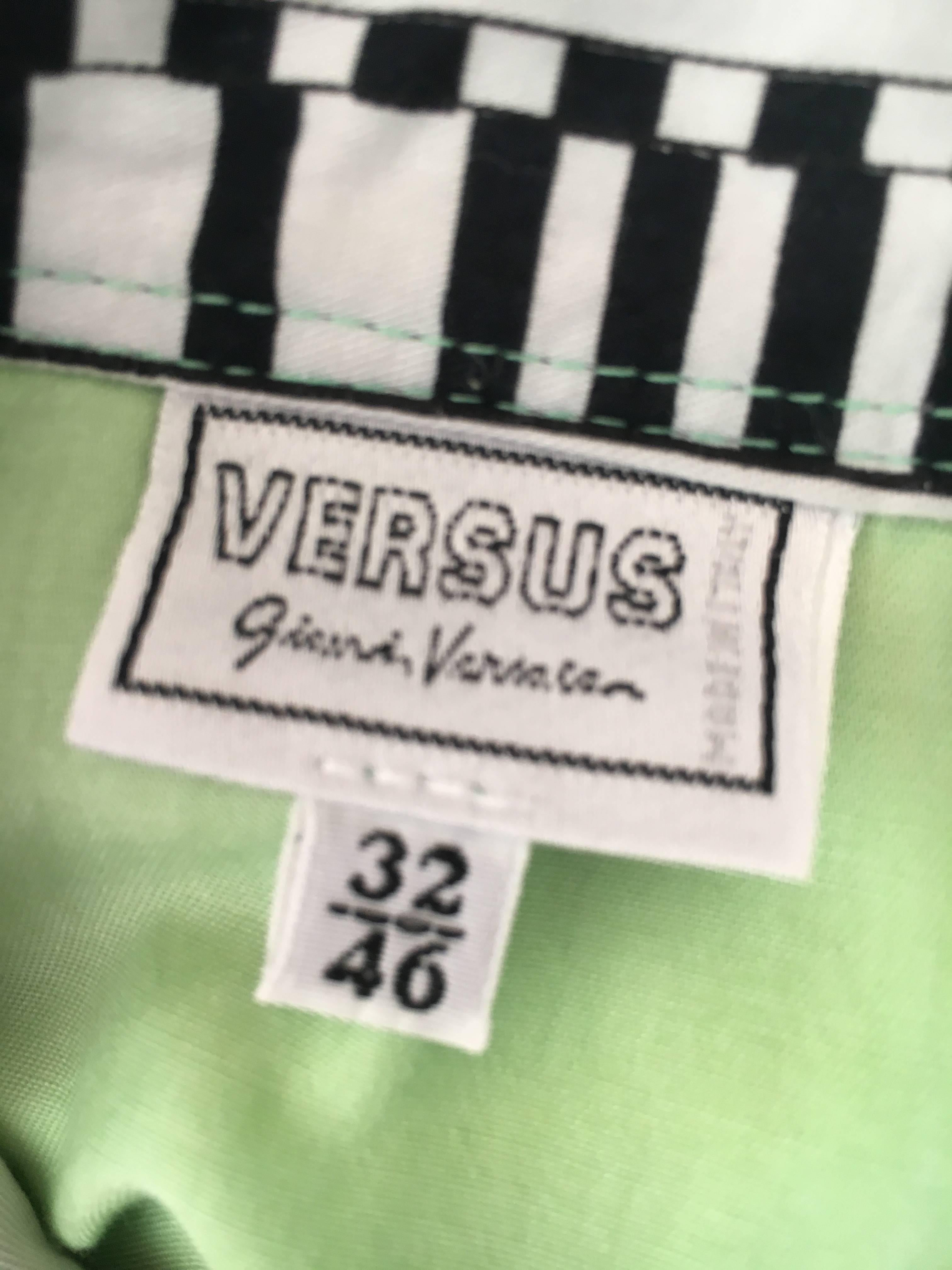 Versus Gianni Versace Rare1993 Cotton Indian Print Men's Large Shirt  4