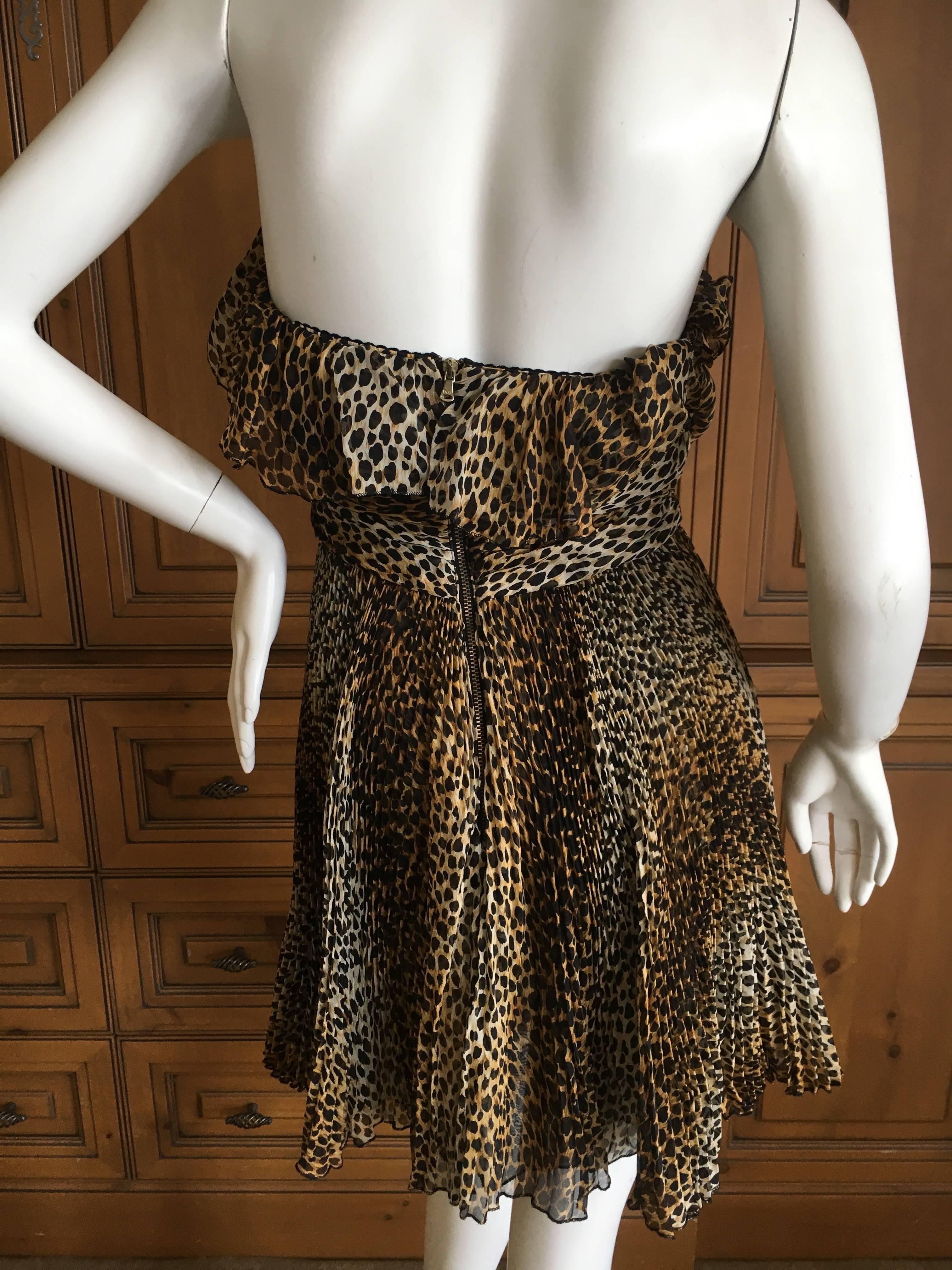 d&g leopard print dress