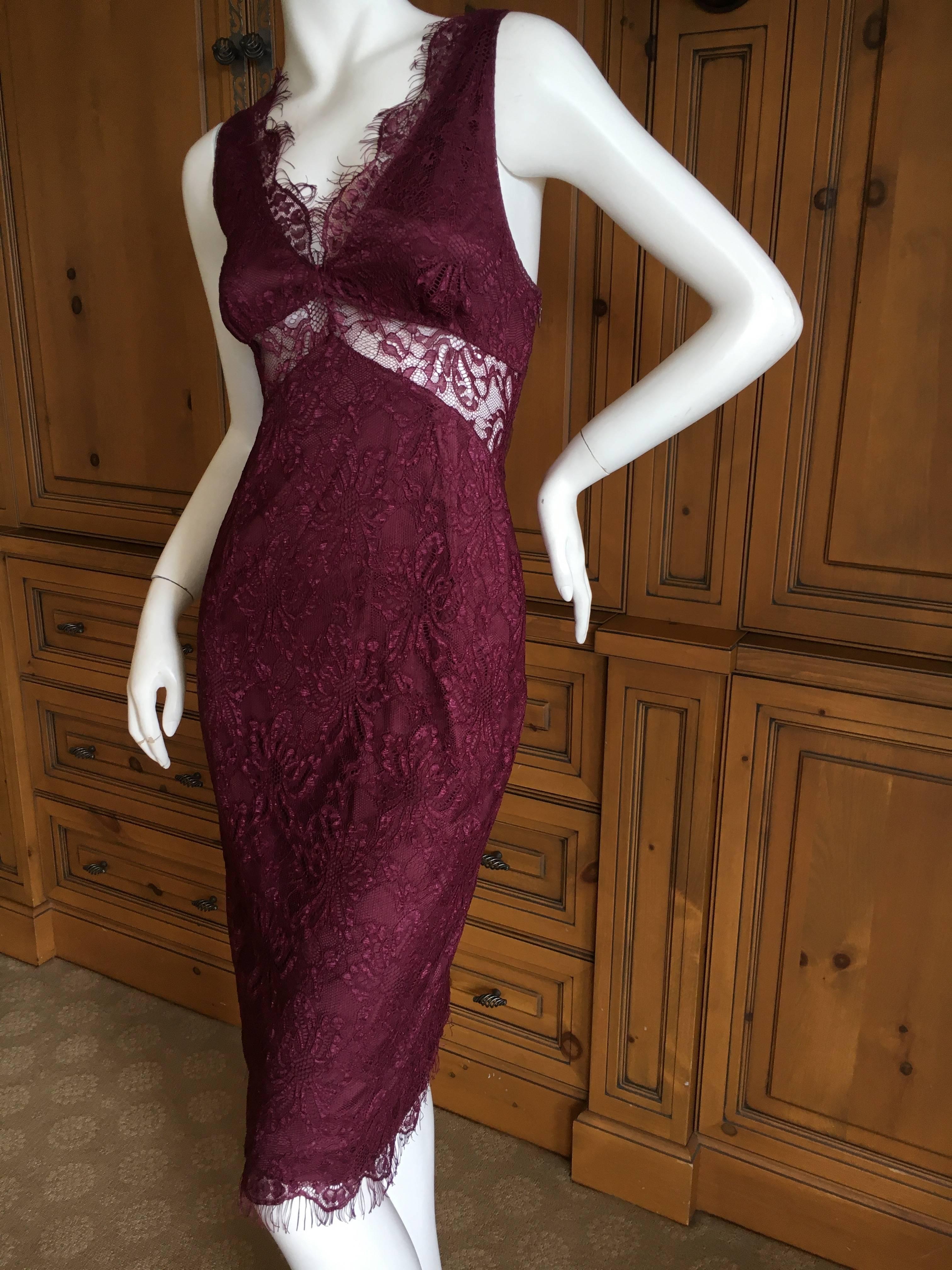 vintage lace overlay dress