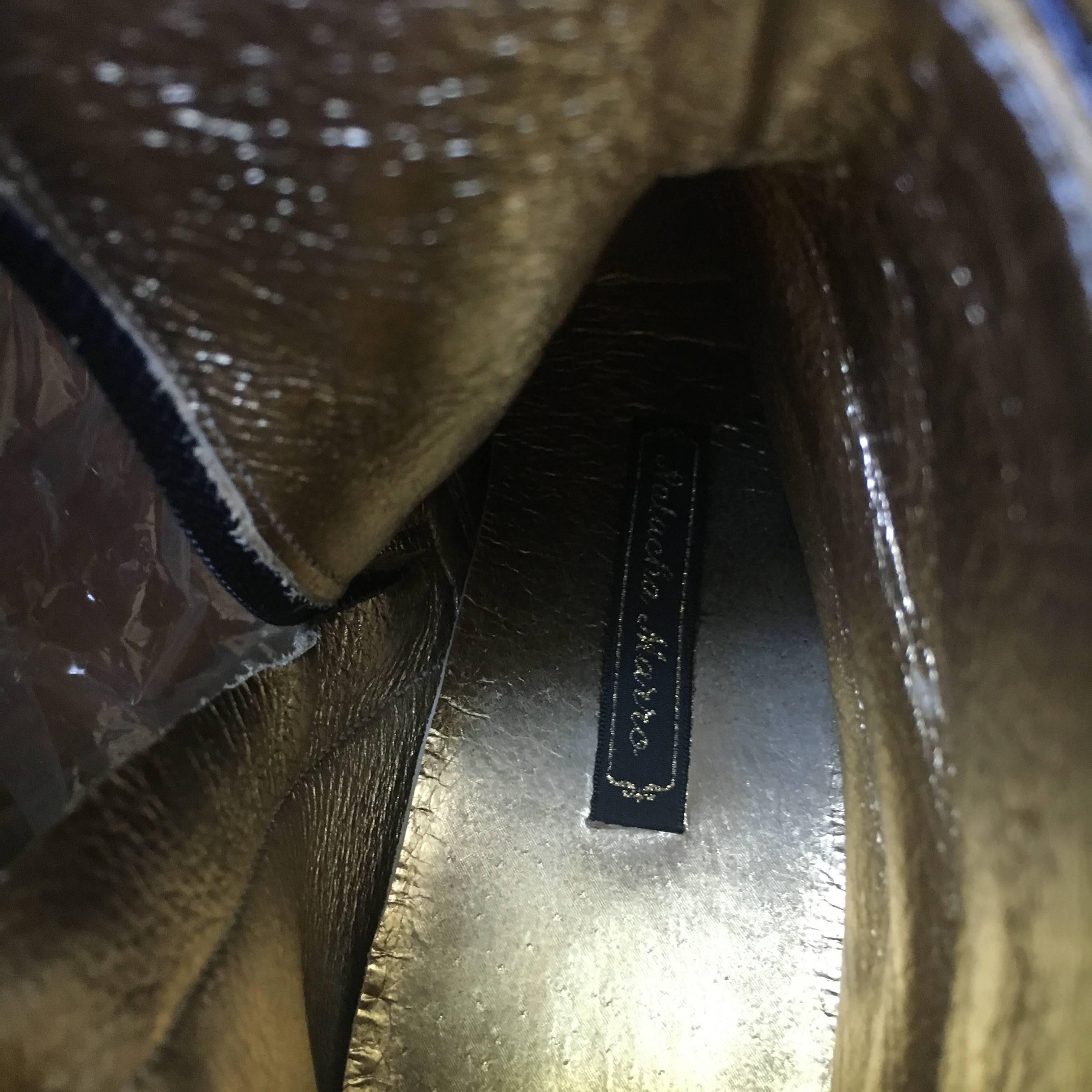 Women's Natacha Marro London Black Patent Leather Fetish Heelless Platform Booties For Sale