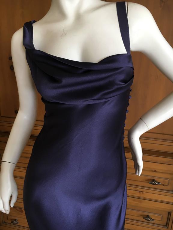 John Galliano Gorgeous Purple Bias Cut Evening Dress at 1stDibs