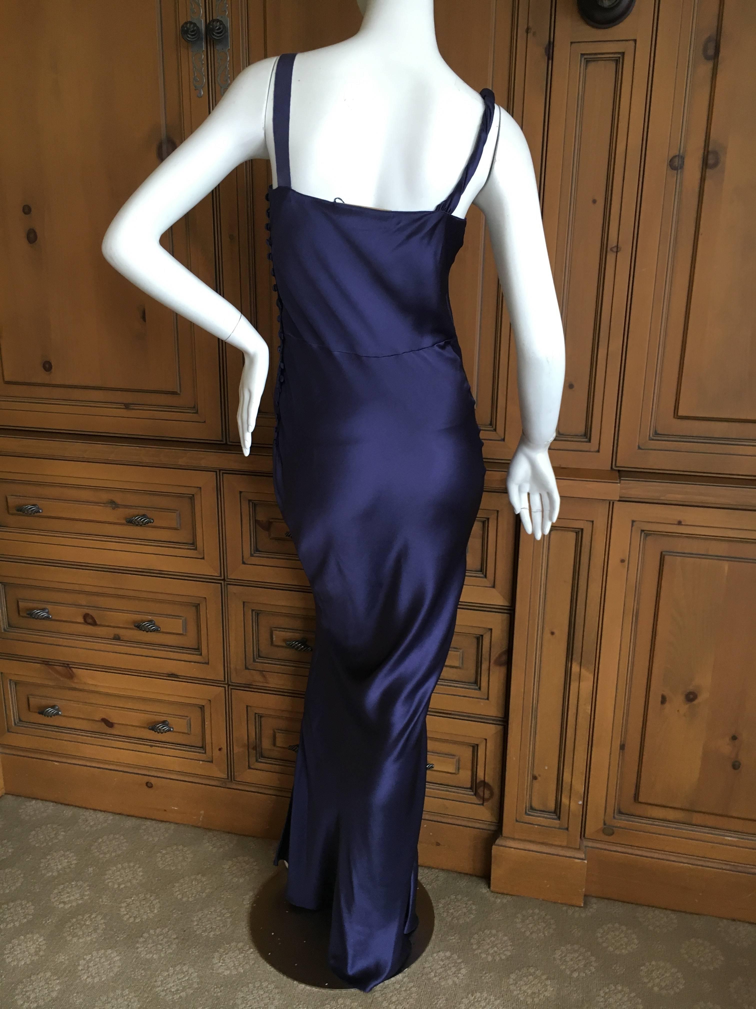 Women's John Galliano Gorgeous Purple Bias Cut Evening Dress