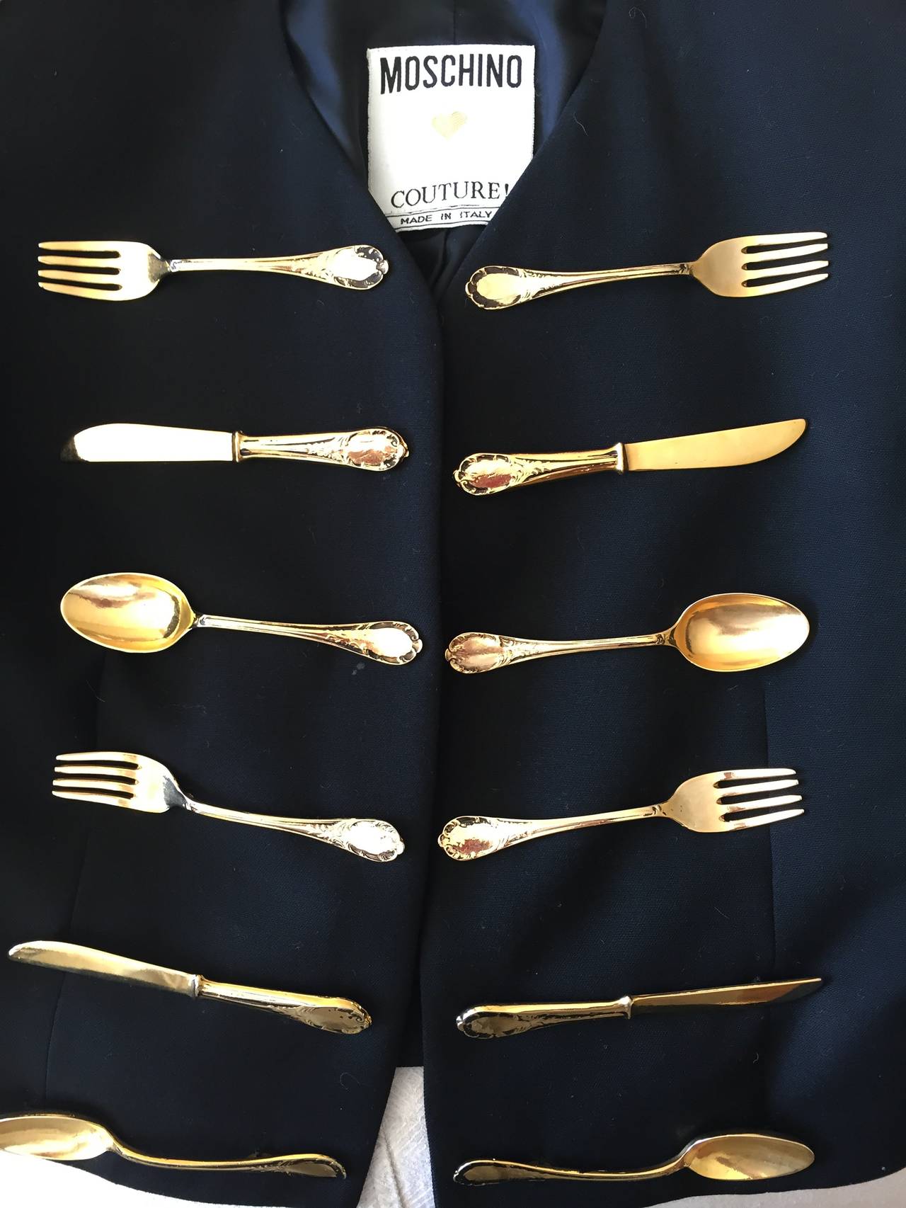Moschino Couture Iconic 1989 Cutlery 
